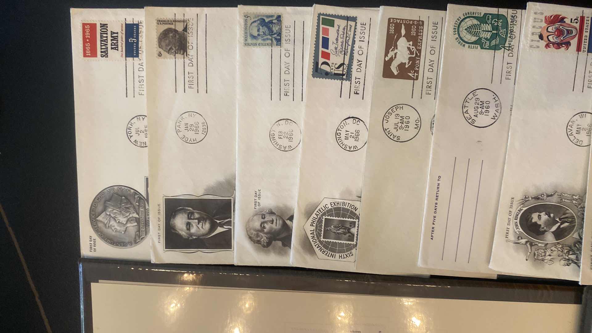 Photo 1 of FIRST DAY OF ISSUE STAMP COLLECTION & MILESTONES AND MANKIND PEOPLE QUESTS AND BICENTENNIAL OF FREEDOM JULY 4 76