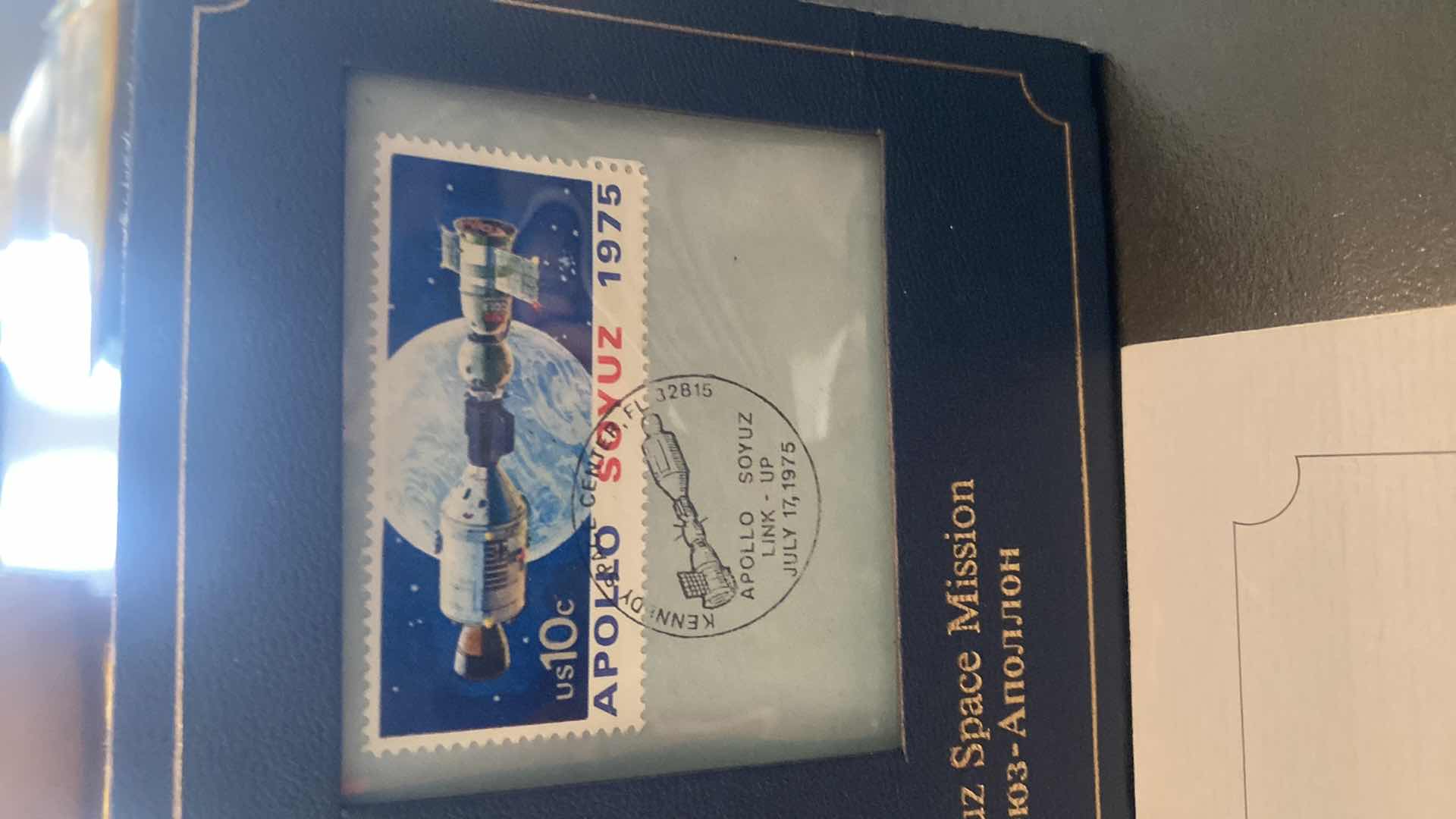 Photo 1 of APOLLO SAWYER’S SPACE MISSION PARTNERS IN SPACE COMMEMORATIVE WITH LIMITED ADDITION PROOF STERLING .925 SILVER MEDALLION COIN