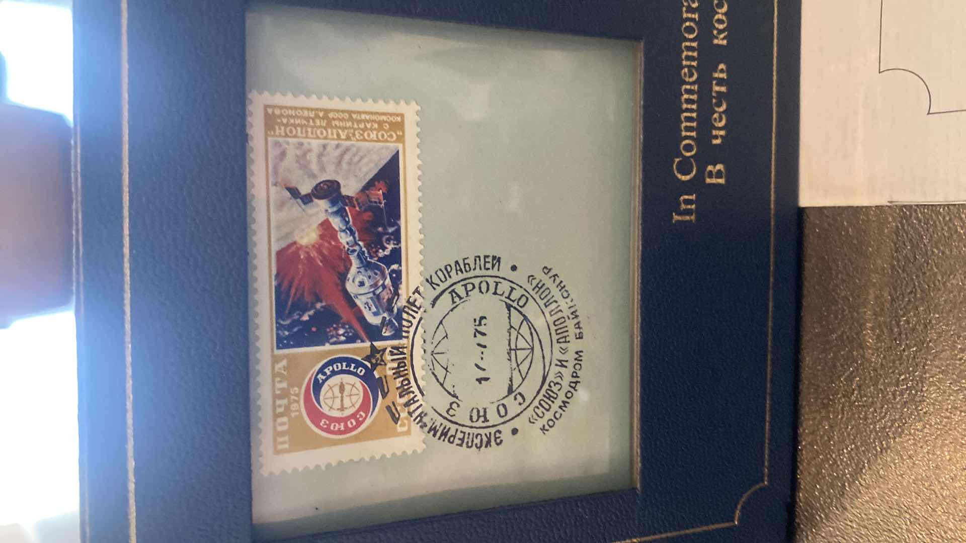 Photo 1 of APOLLO SAWYER’S SPACE MISSION PARTNERS IN SPACE COMMEMORATIVE WITH LIMITED ADDITION PROOF STERLING .925 SILVER MEDALLION COIN
