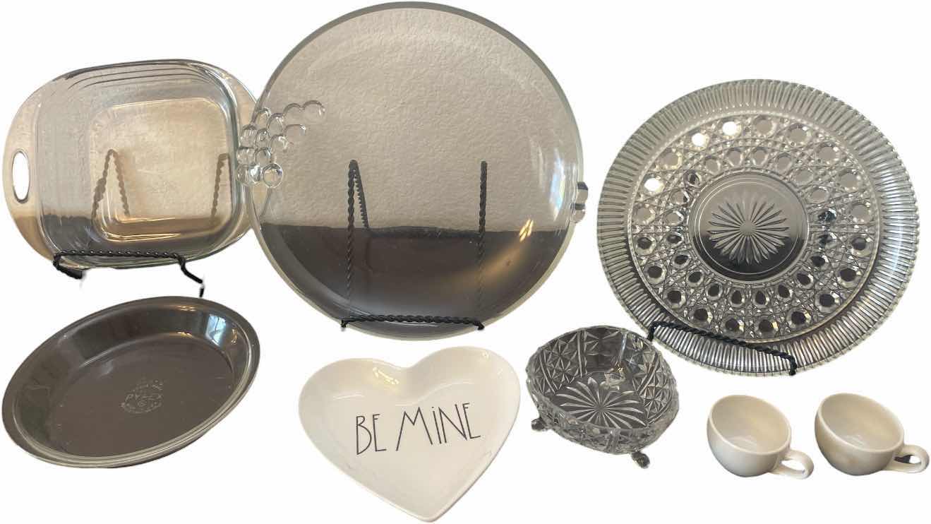Photo 1 of GLASS PLATTERS CANDY DISHES AND MORE