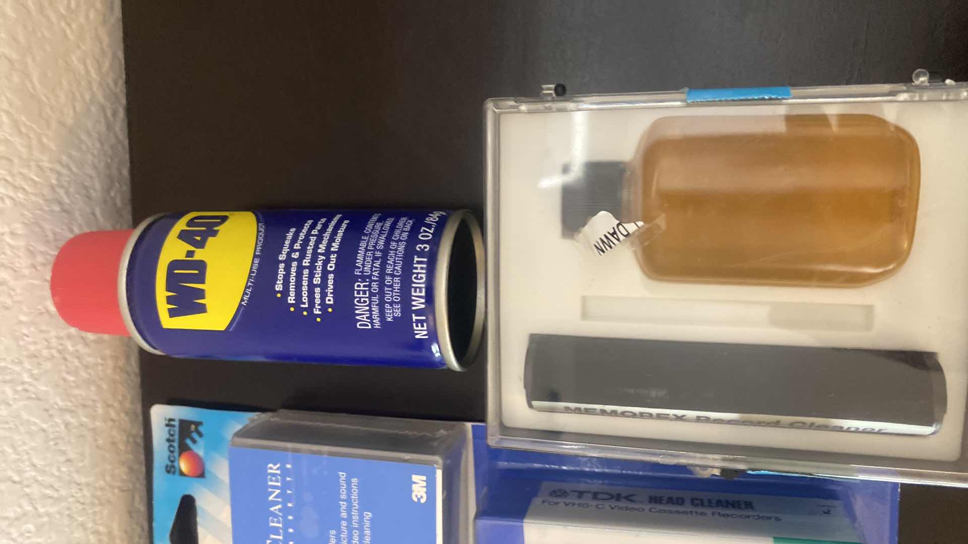 Photo 1 of HEAD CLEANER WD-40 AND RECORD CLEANER