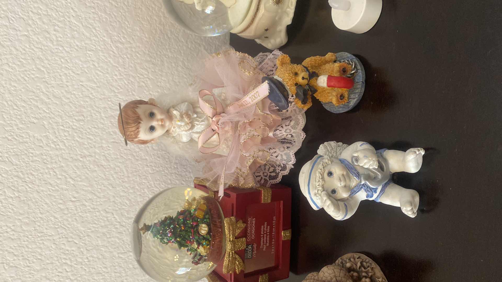 Photo 1 of HOLIDAY DECOR SNOW GLOBES BUNNY BANK TURKEY AND MORE