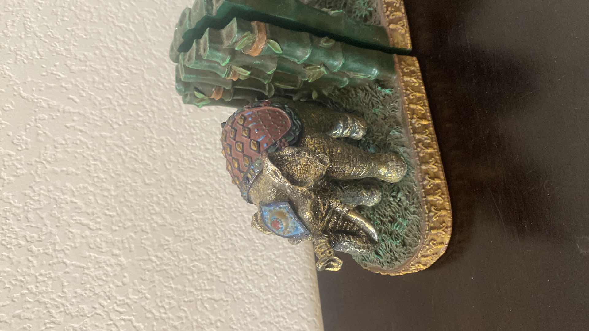 Photo 1 of HEAVY BOOK ENDS WITH ELEPHANTS 5” X 5 1/2”