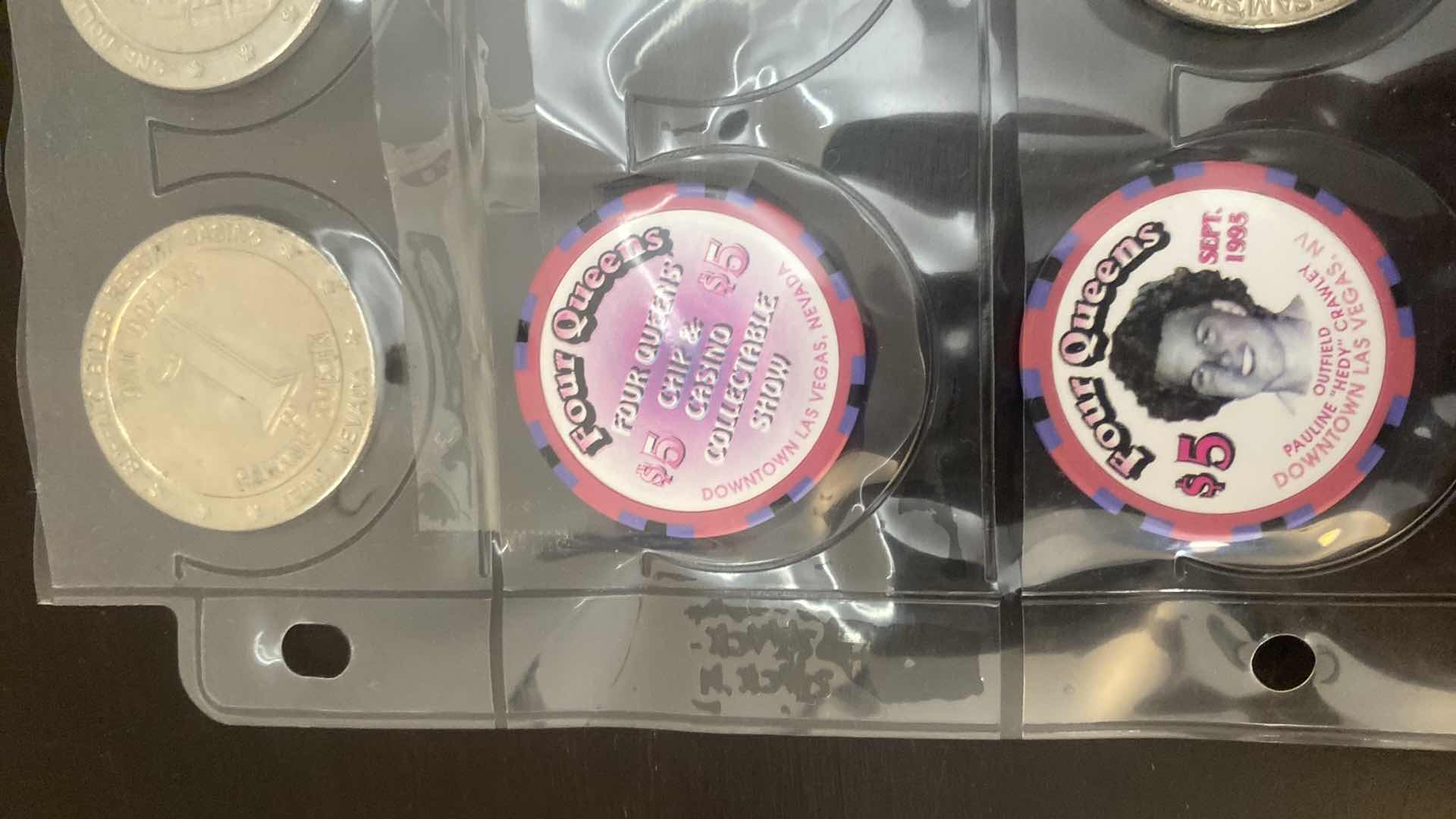 Photo 1 of CASINO TOKENS & GAMING CHIPS (12)