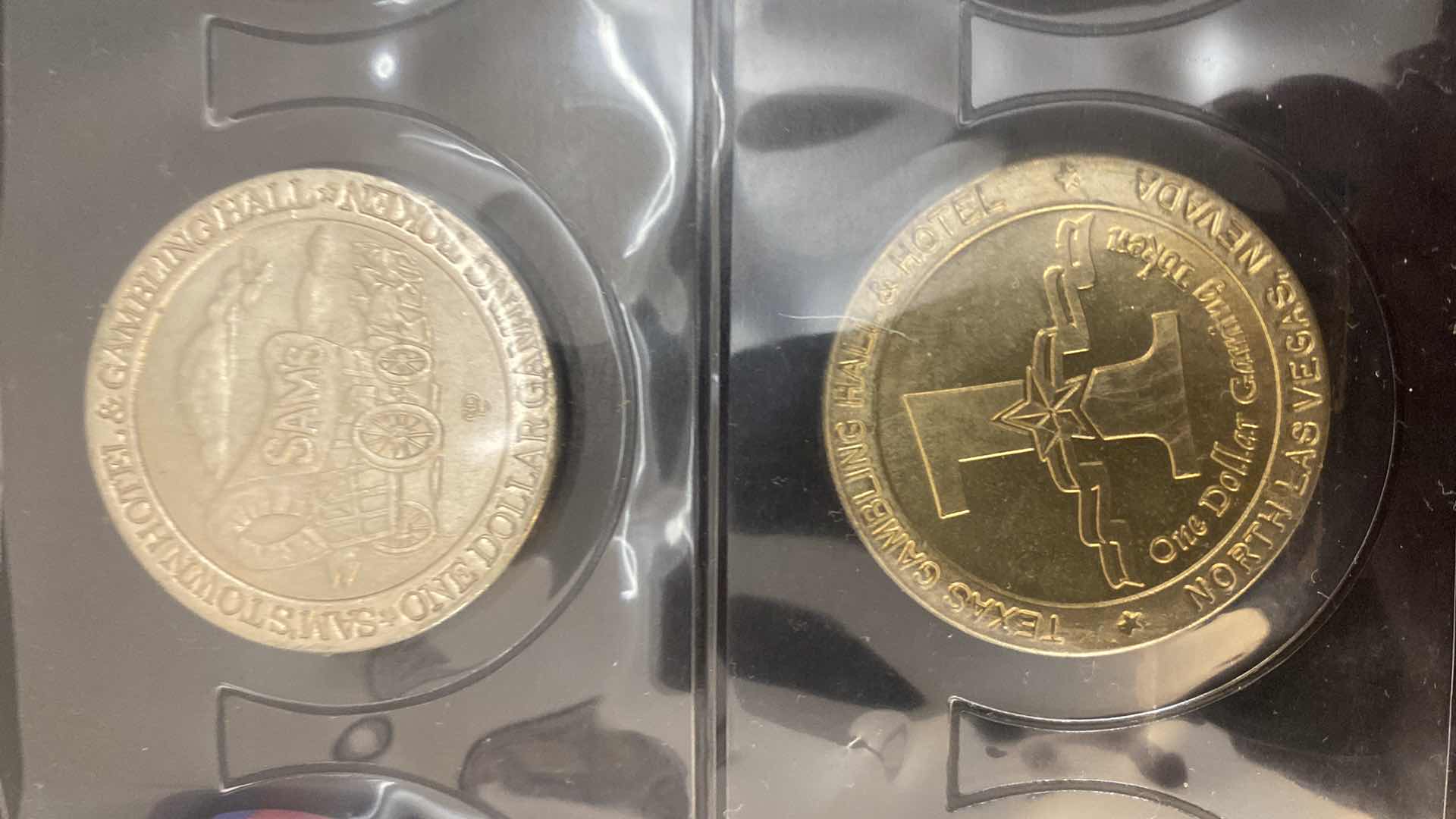 Photo 1 of CASINO TOKENS & GAMING CHIPS (12)