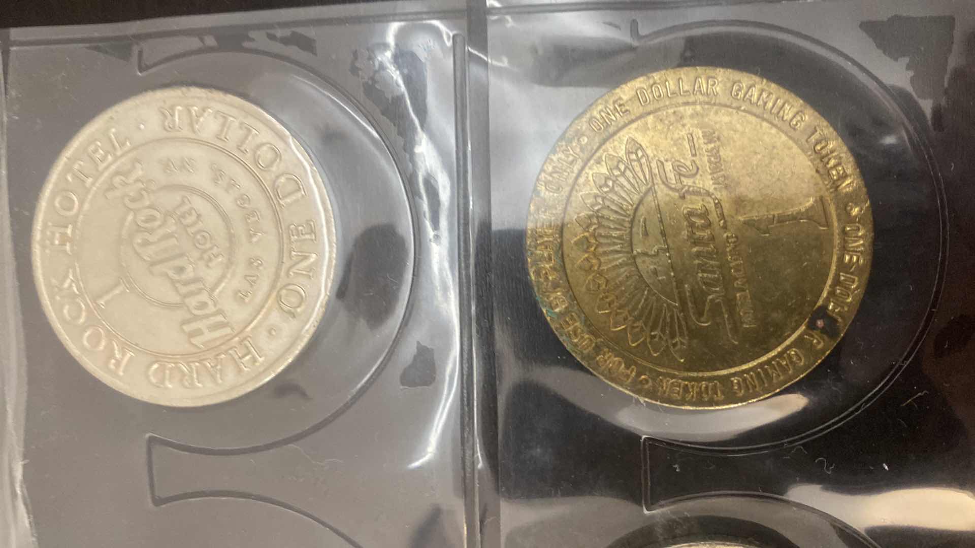 Photo 1 of CASINO TOKENS & GAMING CHIPS (12)