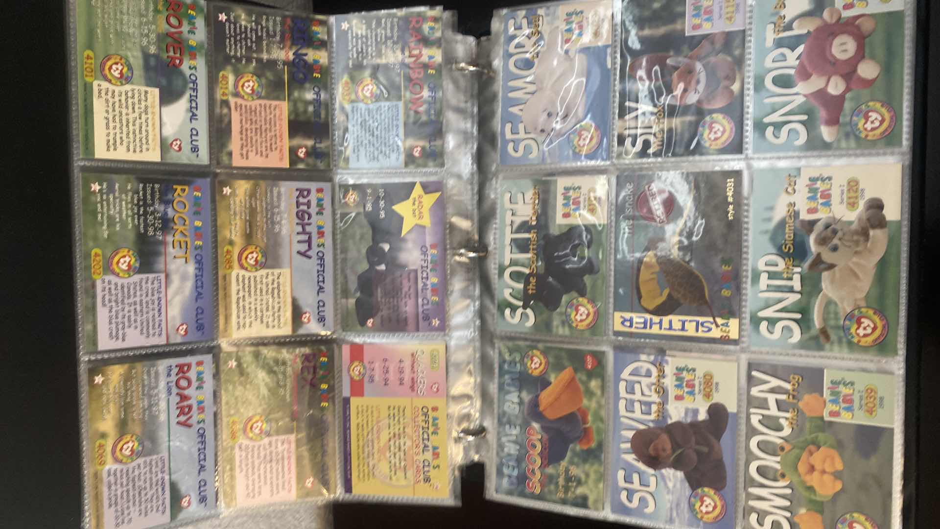 Photo 1 of BEANIE BABIES COLLECTOR CARDS IN BINDER