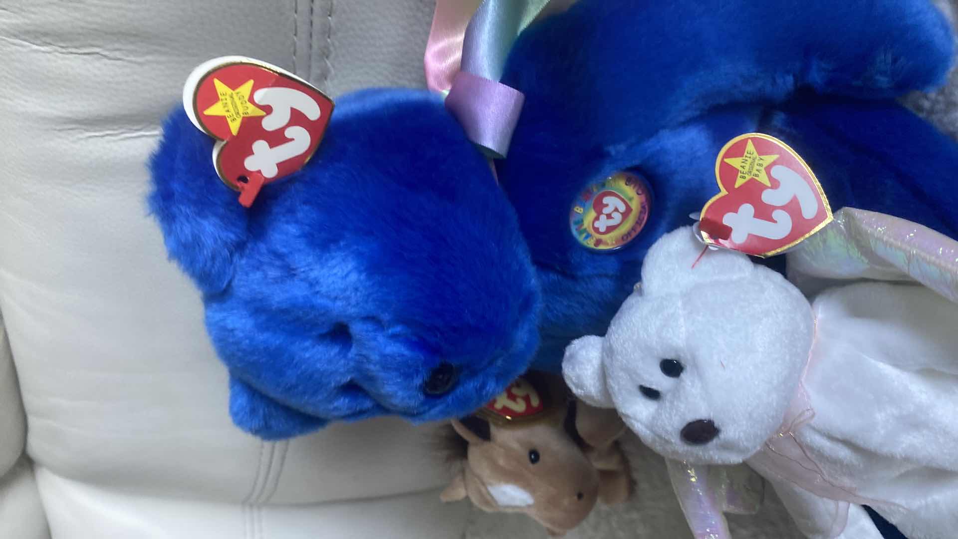 View 3 of 1 BEANIE BUDDY AND 3 BEANIE BABIES