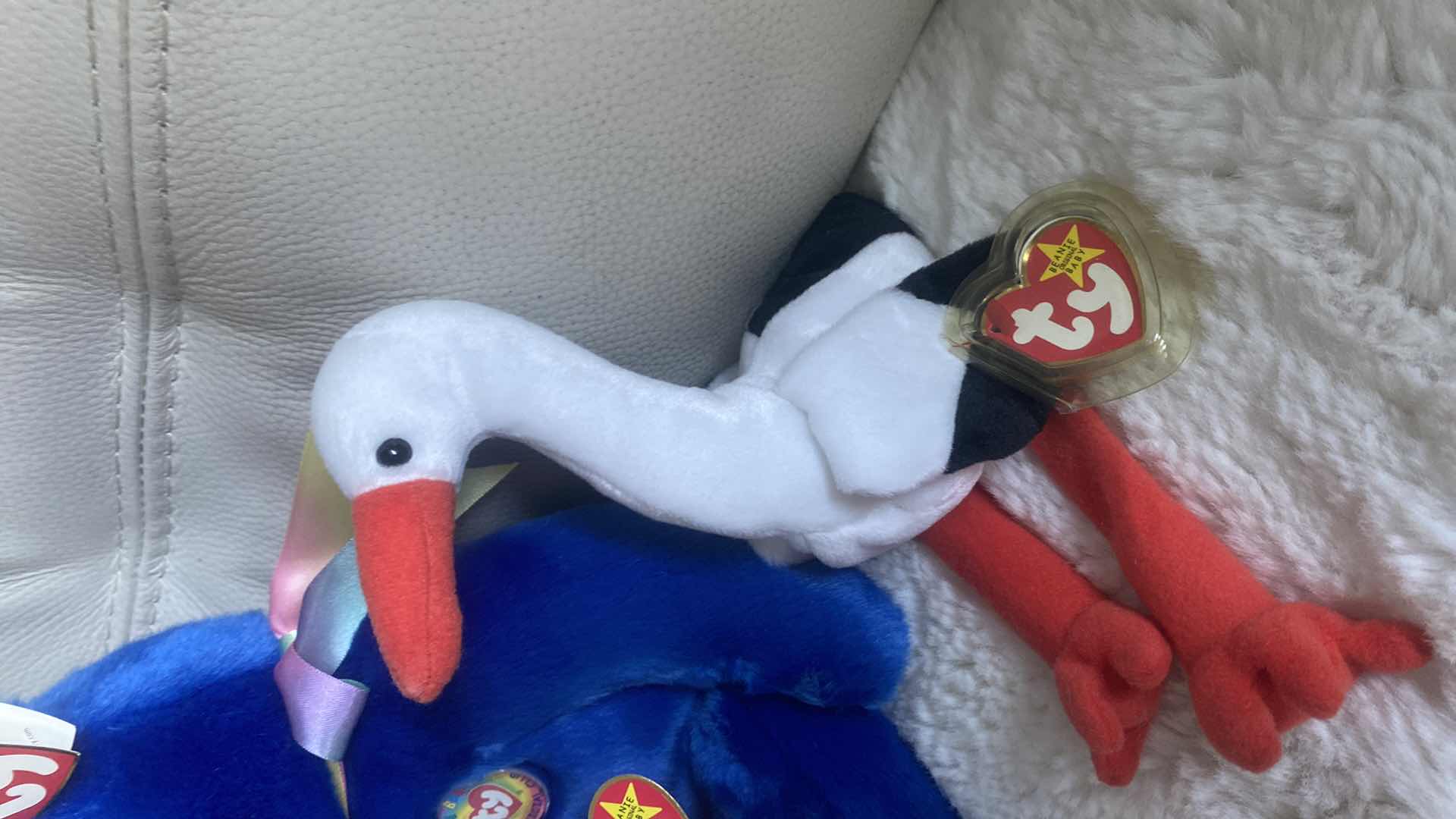 View 4 of 1 BEANIE BUDDY AND 3 BEANIE BABIES