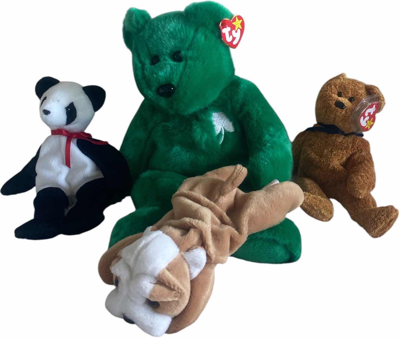 View 1 of 1 BEANIE BUDDY AND 3 BEANIE BABIES