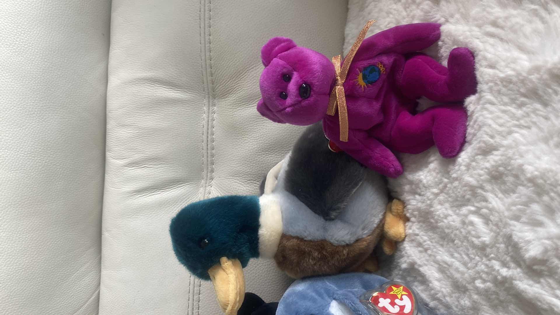 View 3 of 1 BEANIE BUDDY AND 3 BEANIE BABIES
