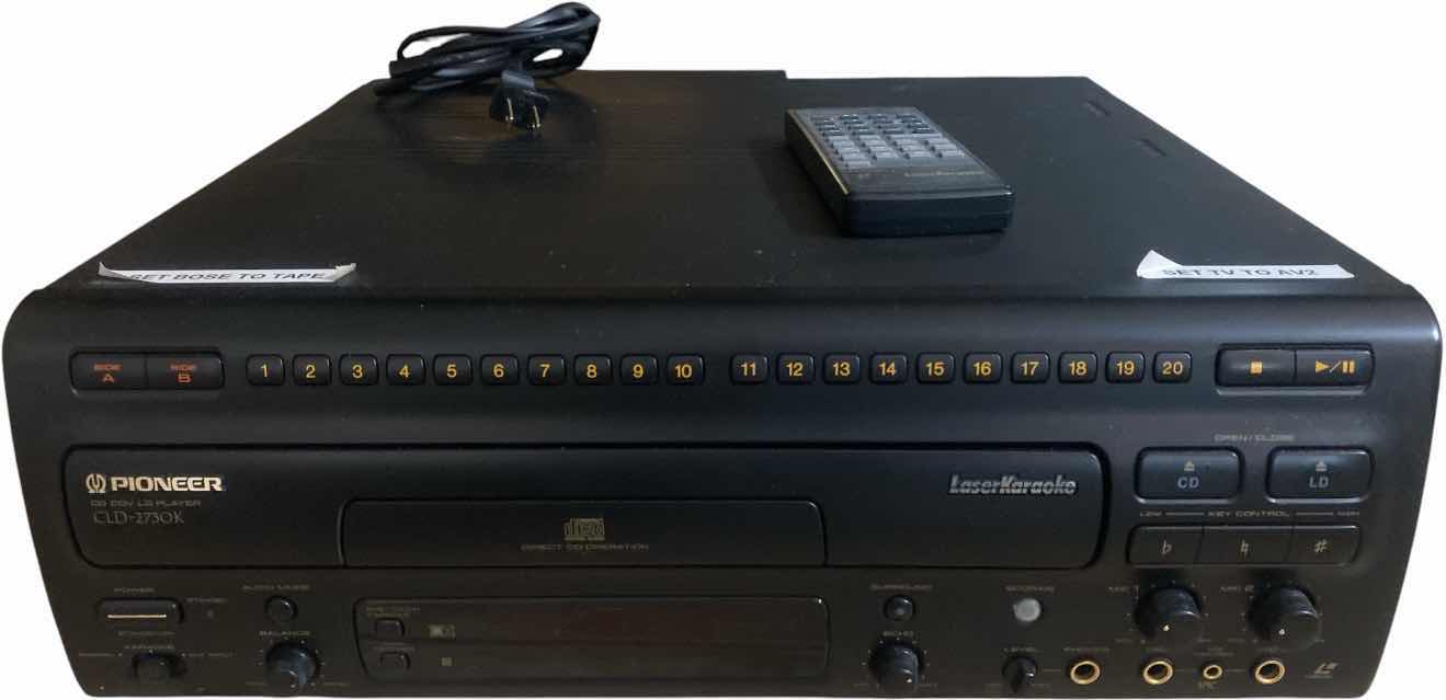 Photo 1 of PIONEER CLD – 2730K LASER DESK/LASER KARAOKE PLAYER WITH REMOTE