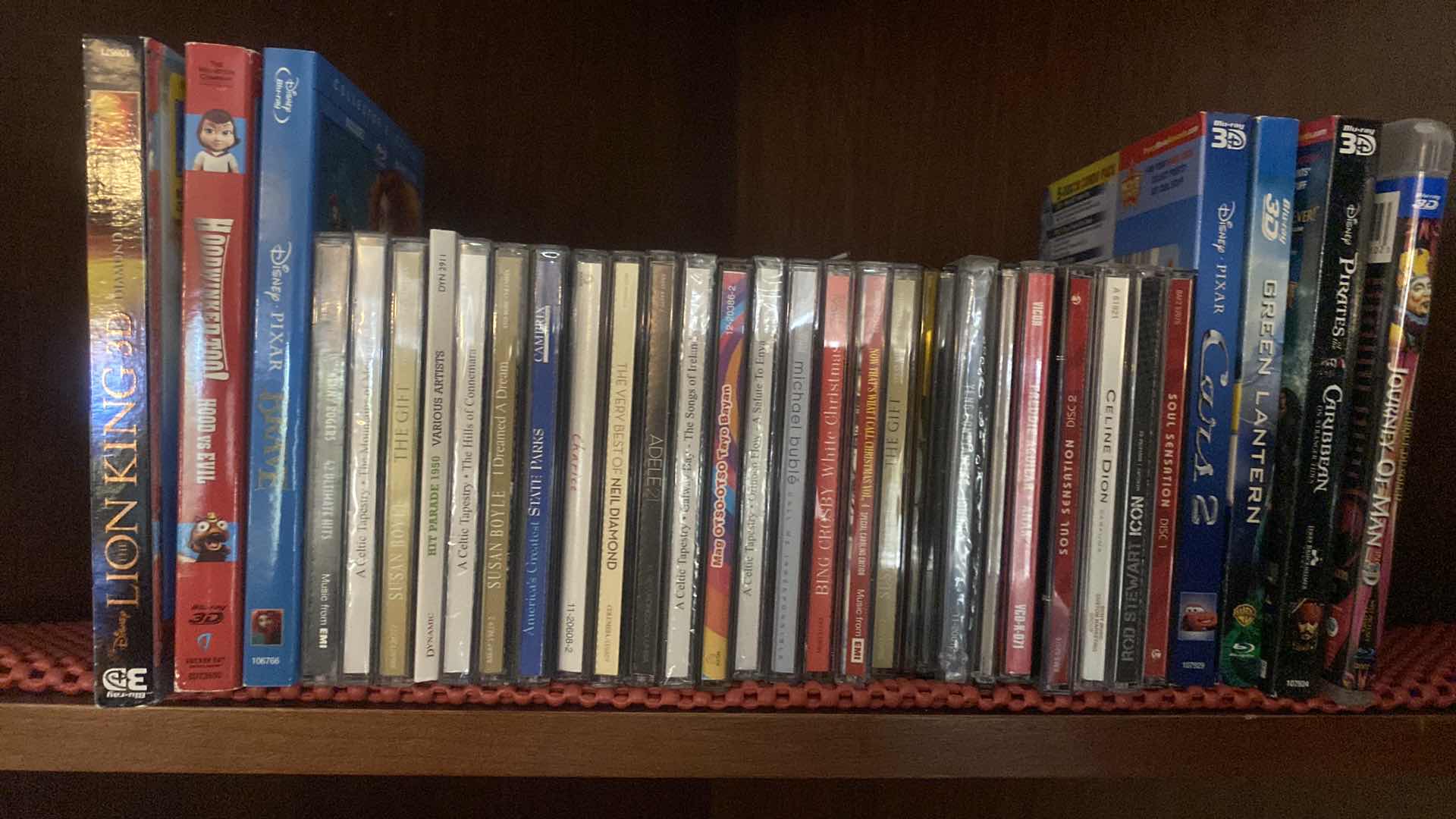 Photo 1 of CONTENTS OF CORNER UNIT - CD’s & CASSETTES & VAIO SPEAKERS