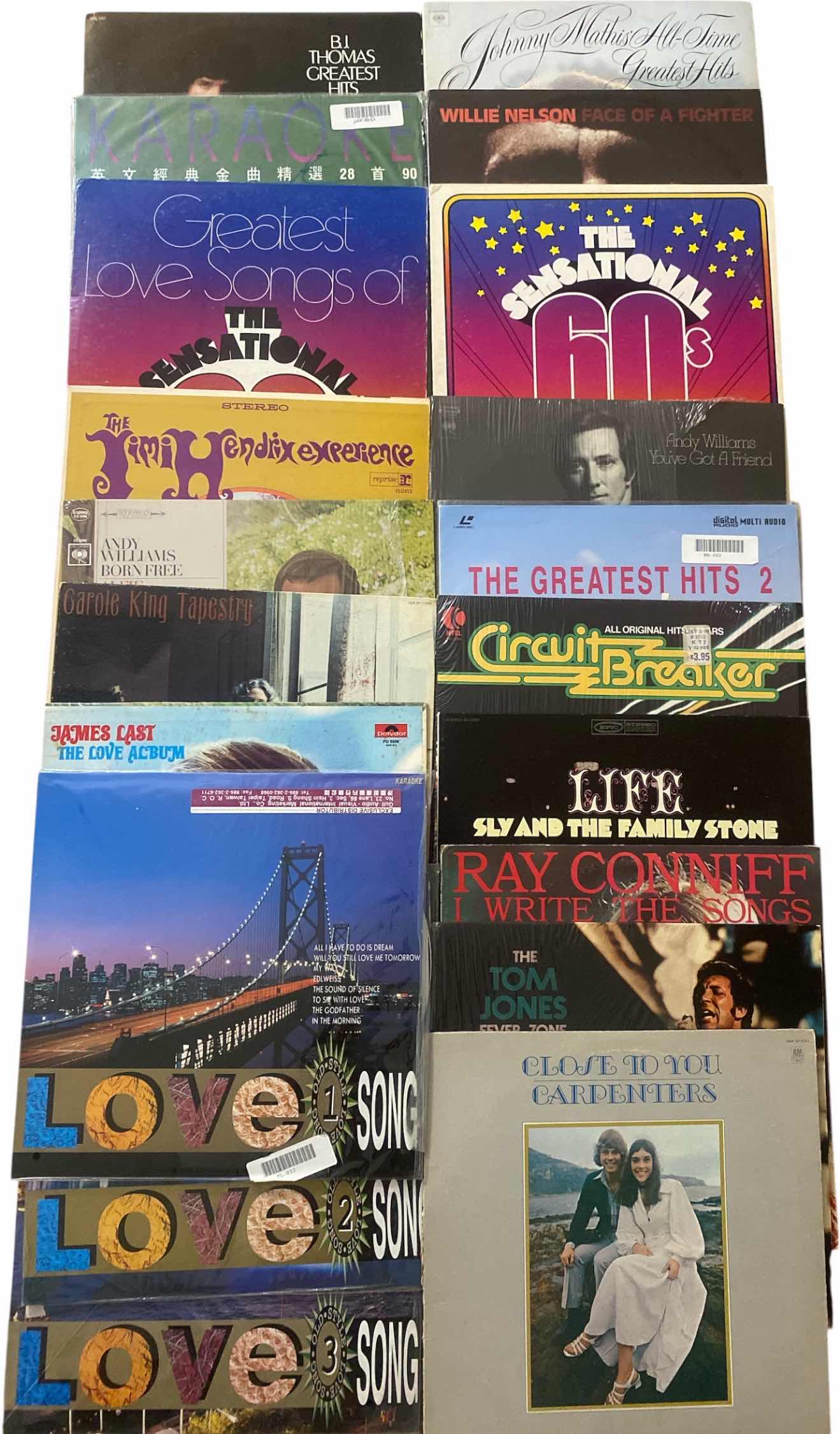 Photo 1 of VINYL RECORD ALBUMS (20)