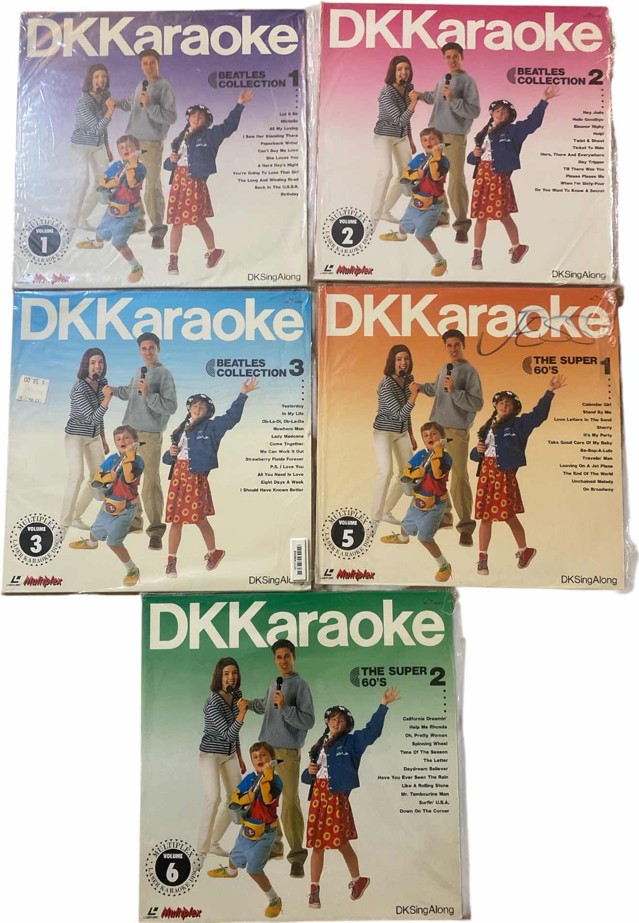 Photo 1 of DK KARAOKE VOLUME ONE, TWO, THREE, FIVE AND SIX