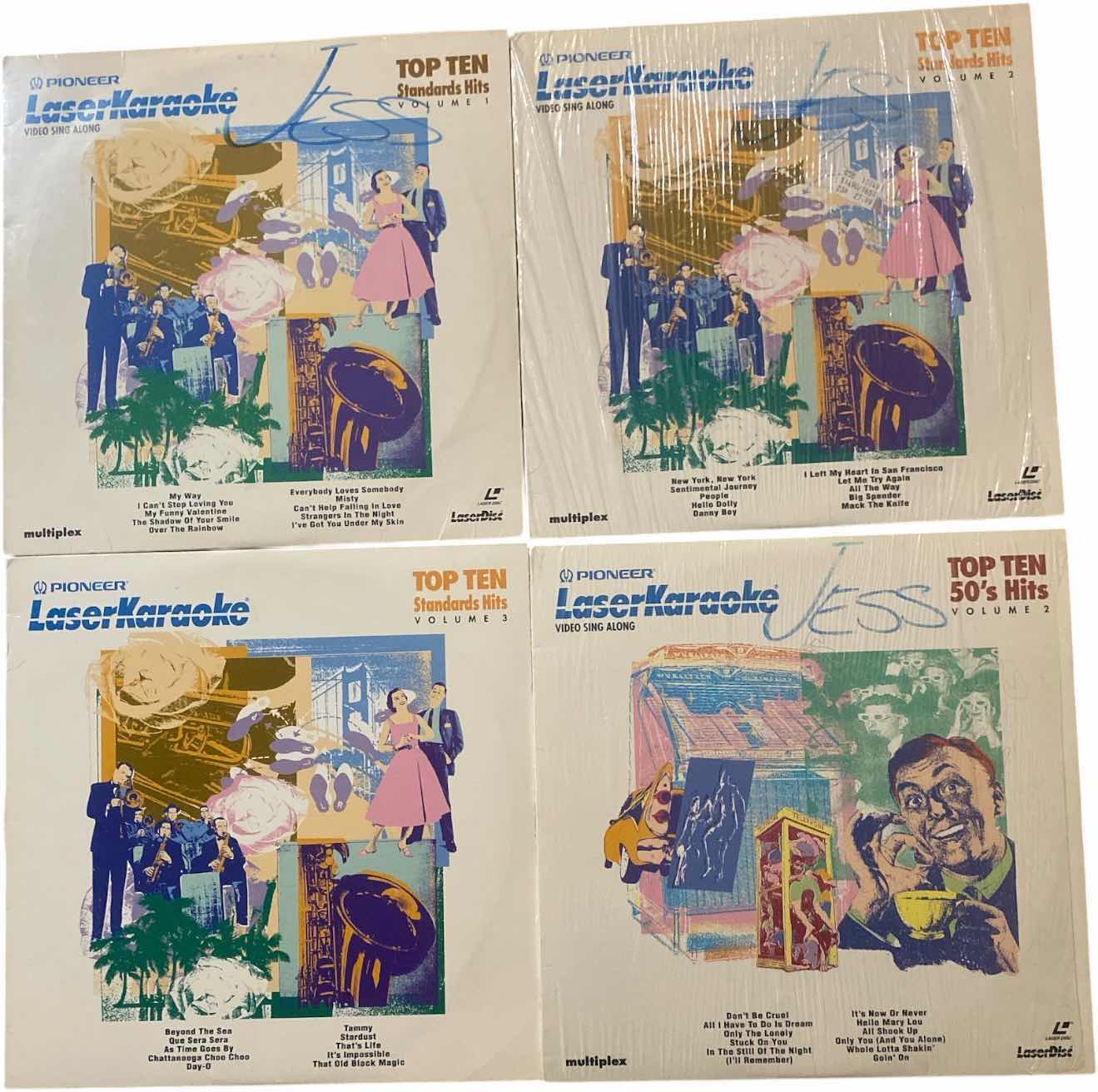 Photo 1 of PIONEER LASER KARAOKE DISCS (4)