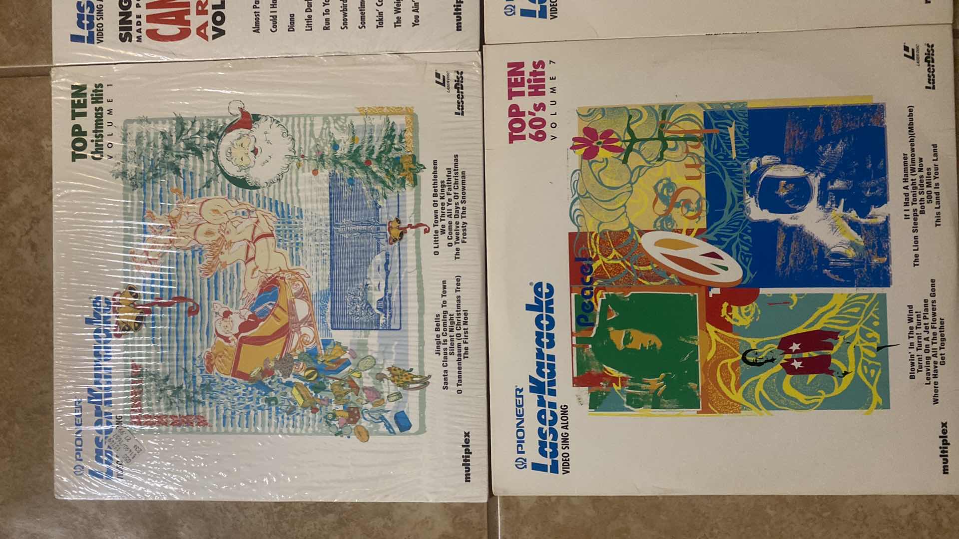 Photo 1 of PIONEER LASER KARAOKE DISCS (4)