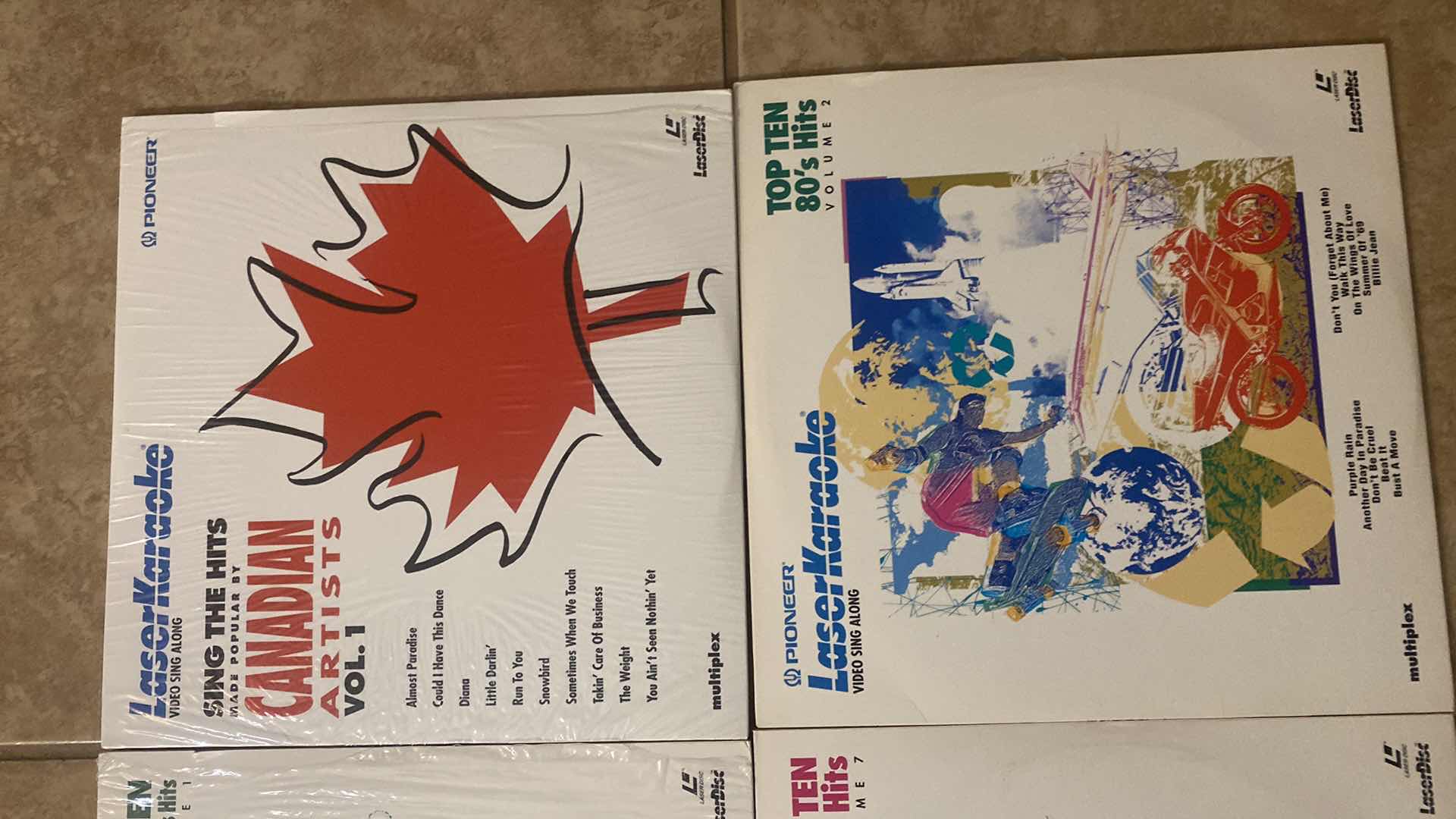 Photo 1 of PIONEER LASER KARAOKE DISCS (4)