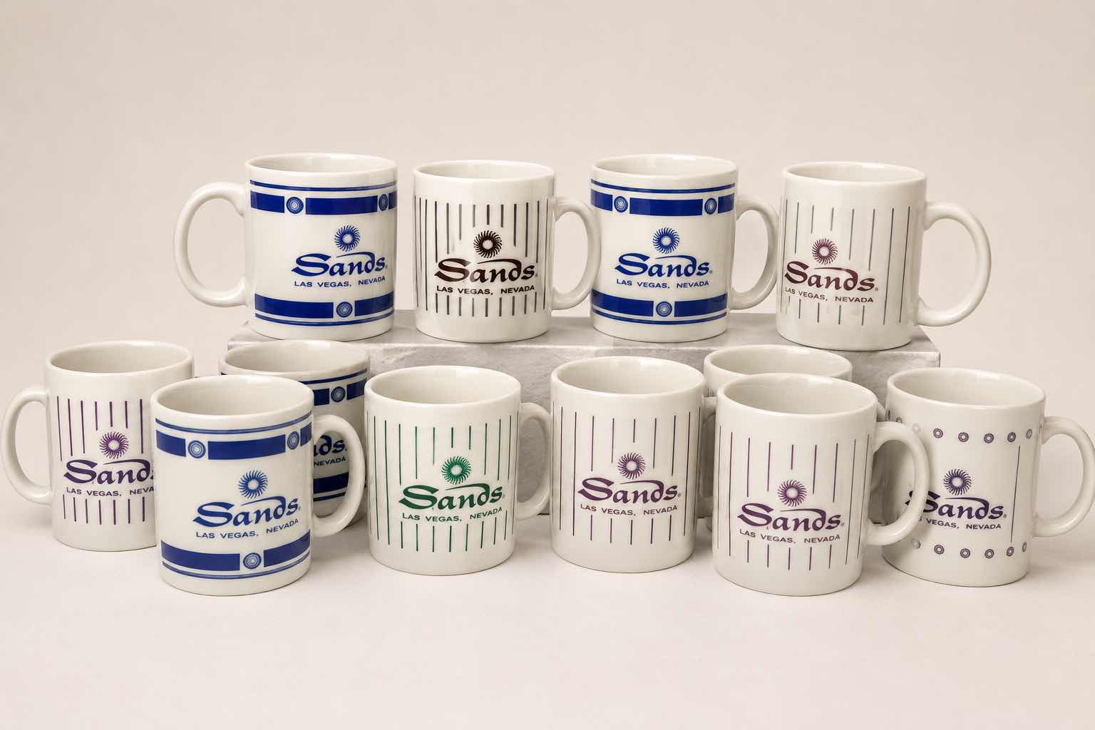 Photo 1 of 15- VINTAGE SANDS LAS VEGAS CASINO CERAMIC COFFEE MUG COLLECTION