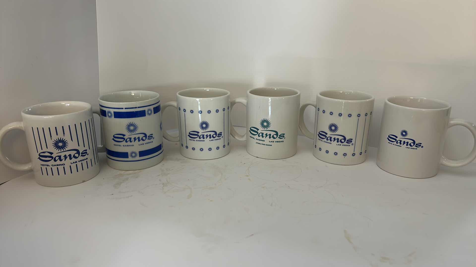 Photo 1 of 15- VINTAGE SANDS LAS VEGAS CASINO CERAMIC COFFEE MUG COLLECTION