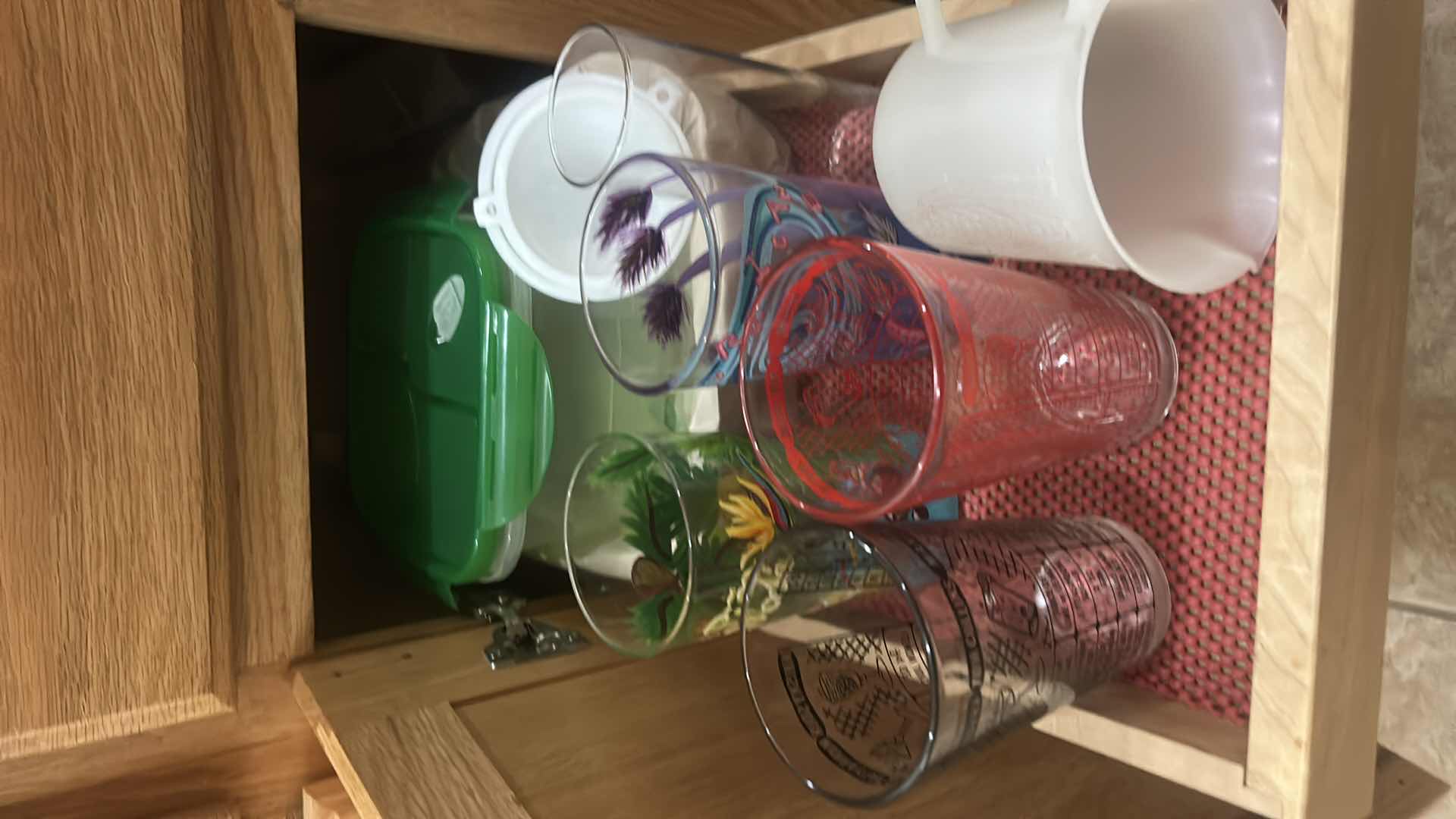 Photo 1 of CONTENTS OF KITCHEN CABINET