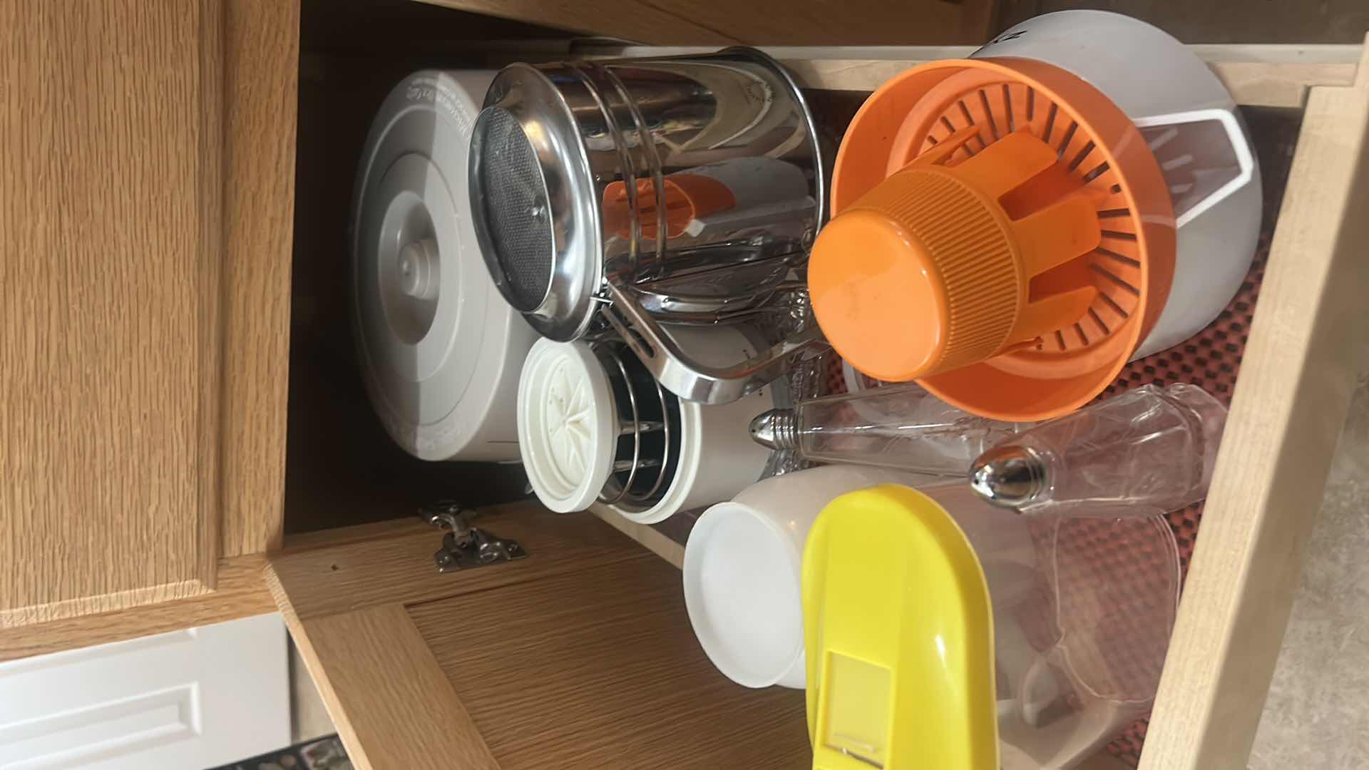 Photo 1 of CONTENTS OF KITCHEN CABINET