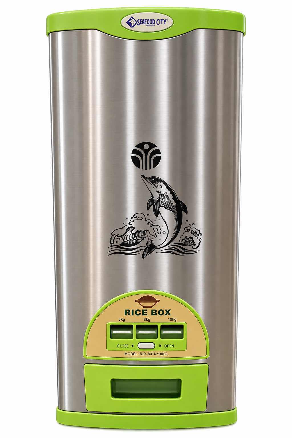 Photo 1 of STAINLESS STEEL RICE STORAGE & DISPENSING CONTAINER 
H30”