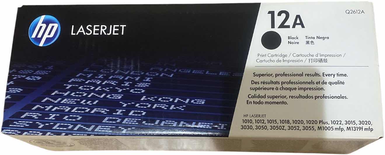 Photo 1 of HP LASERJET 12 A BLACK INK