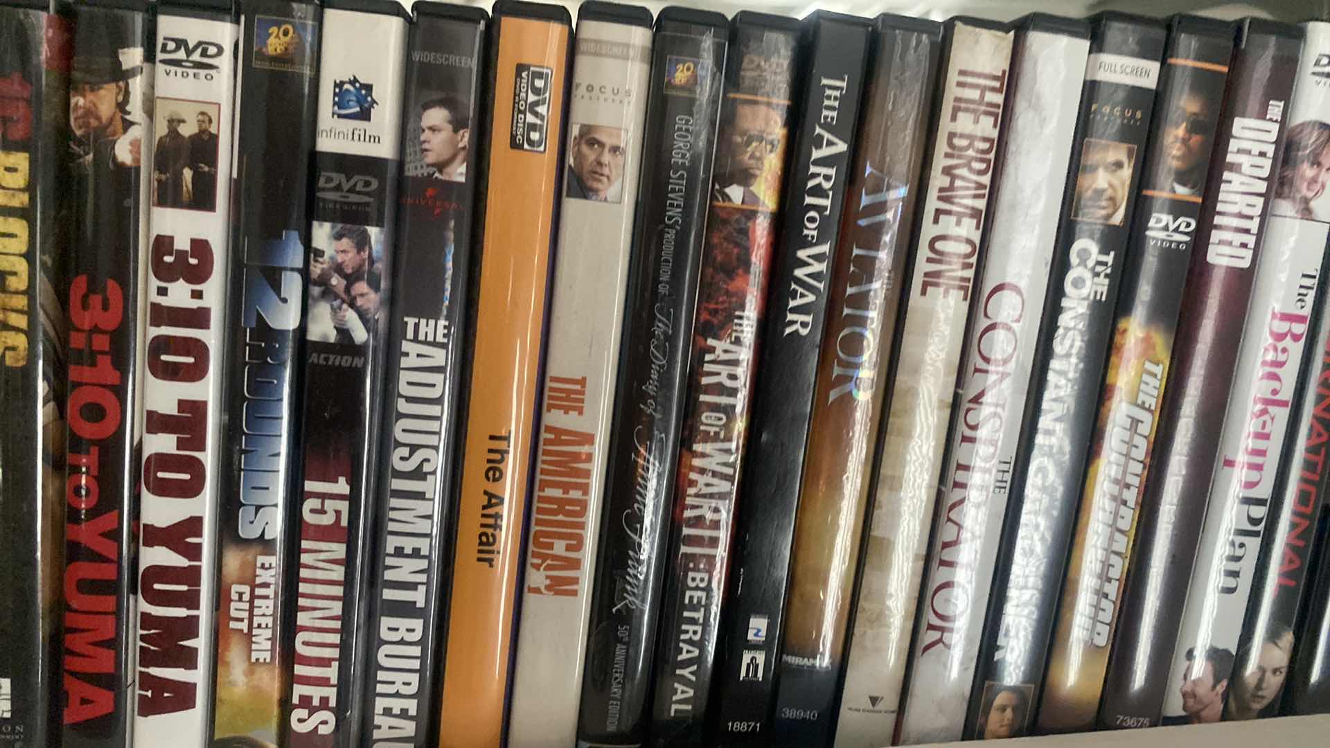 Photo 1 of SHELF OF 150 DVD MOVIES SEE PICTURES
