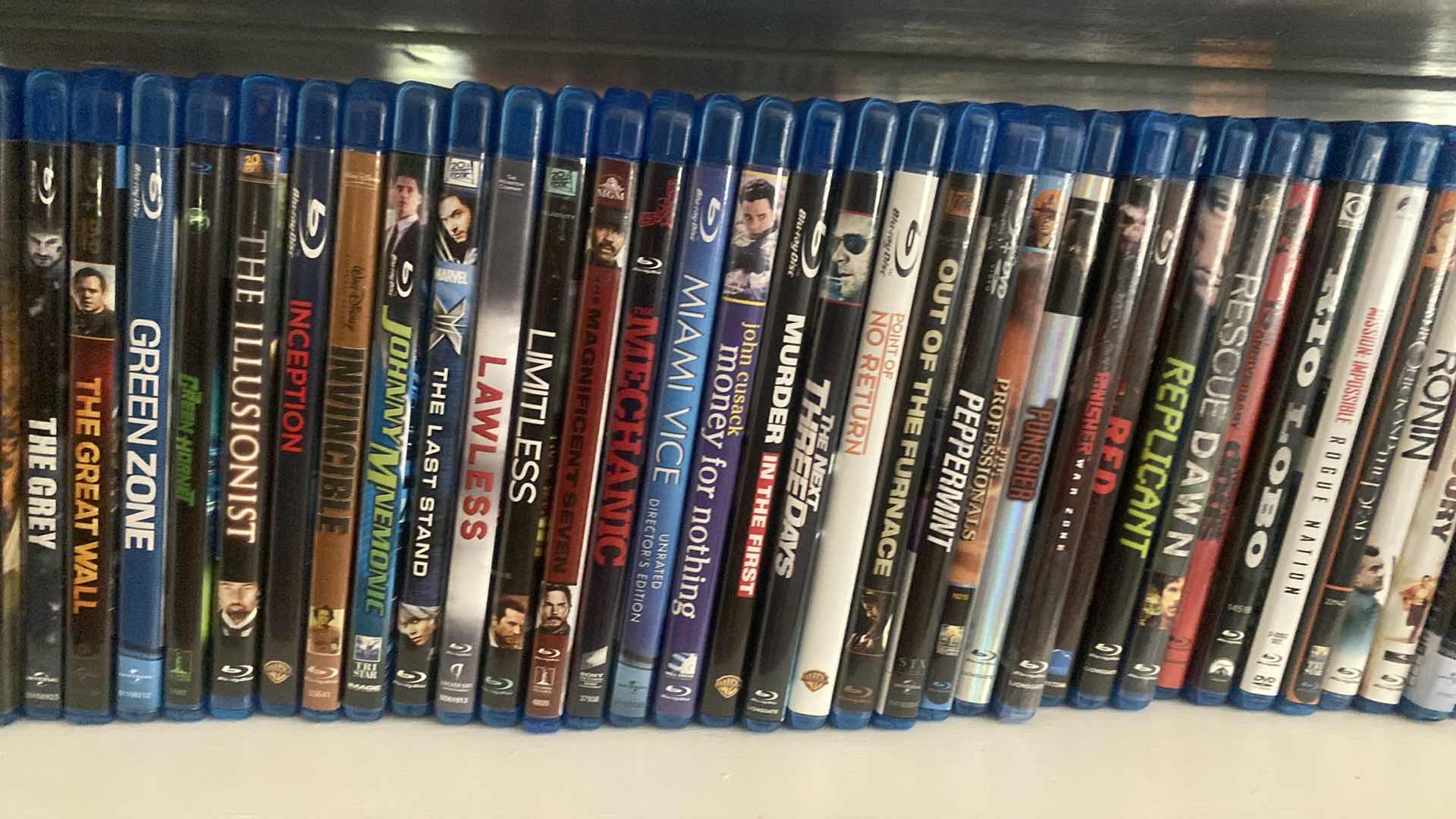 Photo 1 of SHELF OF 85 DVD MOVIES SEE PICTURES