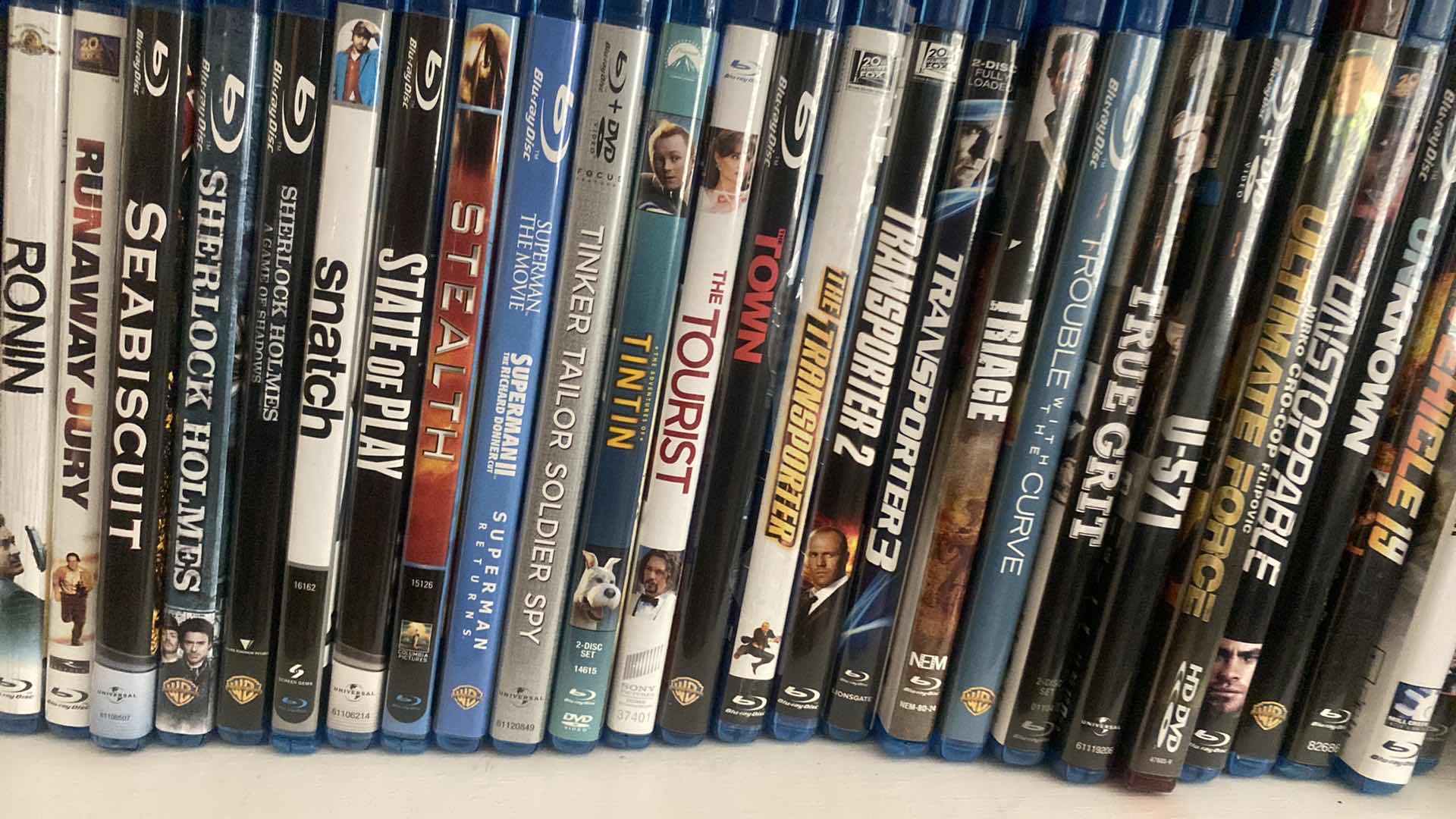 Photo 1 of SHELF OF 85 DVD MOVIES SEE PICTURES