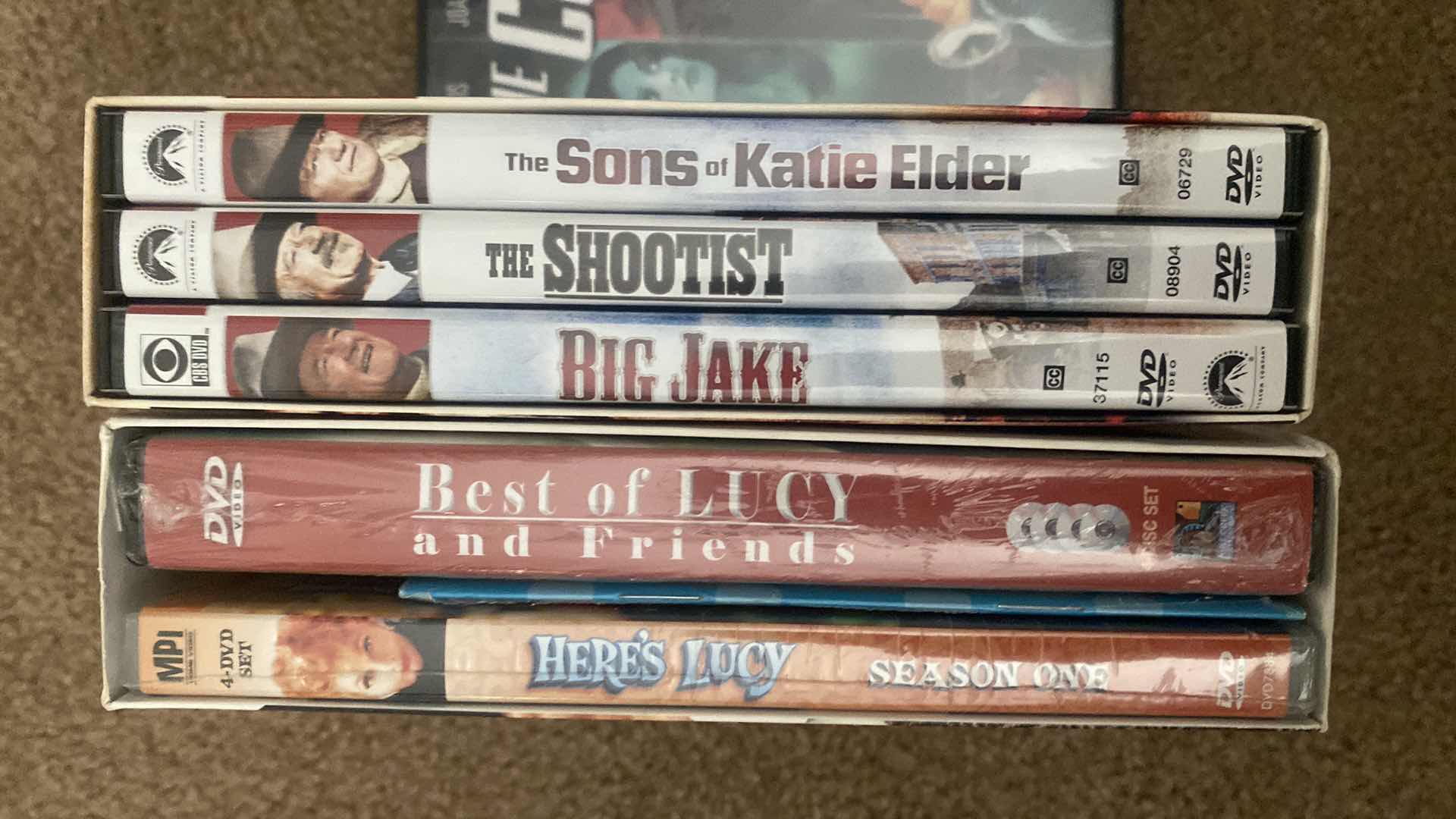 View 2 of DVDS COMEDY COLLECTION, JOHN WAYNE COLLECTION, THE HUNTERS AND THE CUTTER