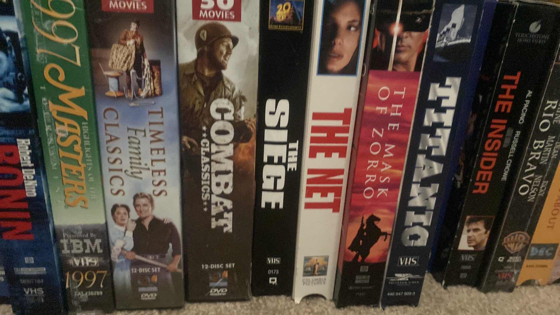 Photo 1 of VHS MOVIES SEE PICTURES