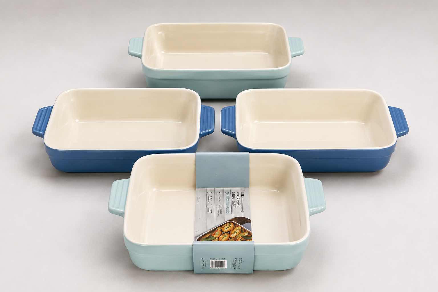 Photo 1 of SET OF FOUR RECTANGULAR CERAMIC BAKING/CASSEROLE DISHES