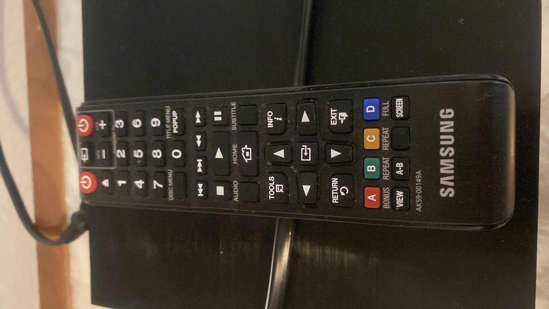 Photo 1 of SAMSUNG BLU-RAY 3-D PLAYER WITH REMOTE