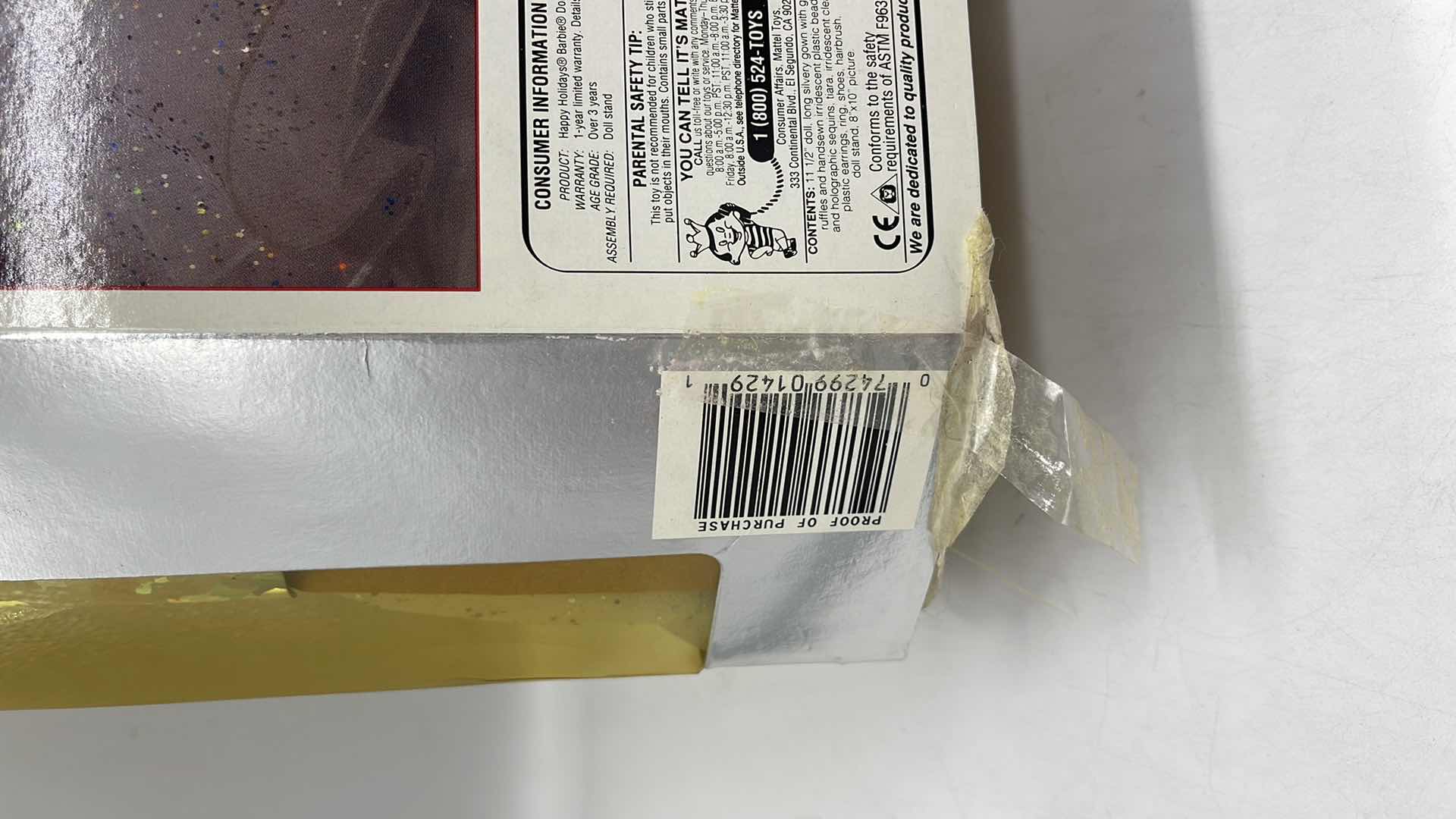 Photo 1 of 1992 BARBIE DOLL HAPPY HOLIDAYS SPECIAL EDITION MATTEL VALUED UP TO $800