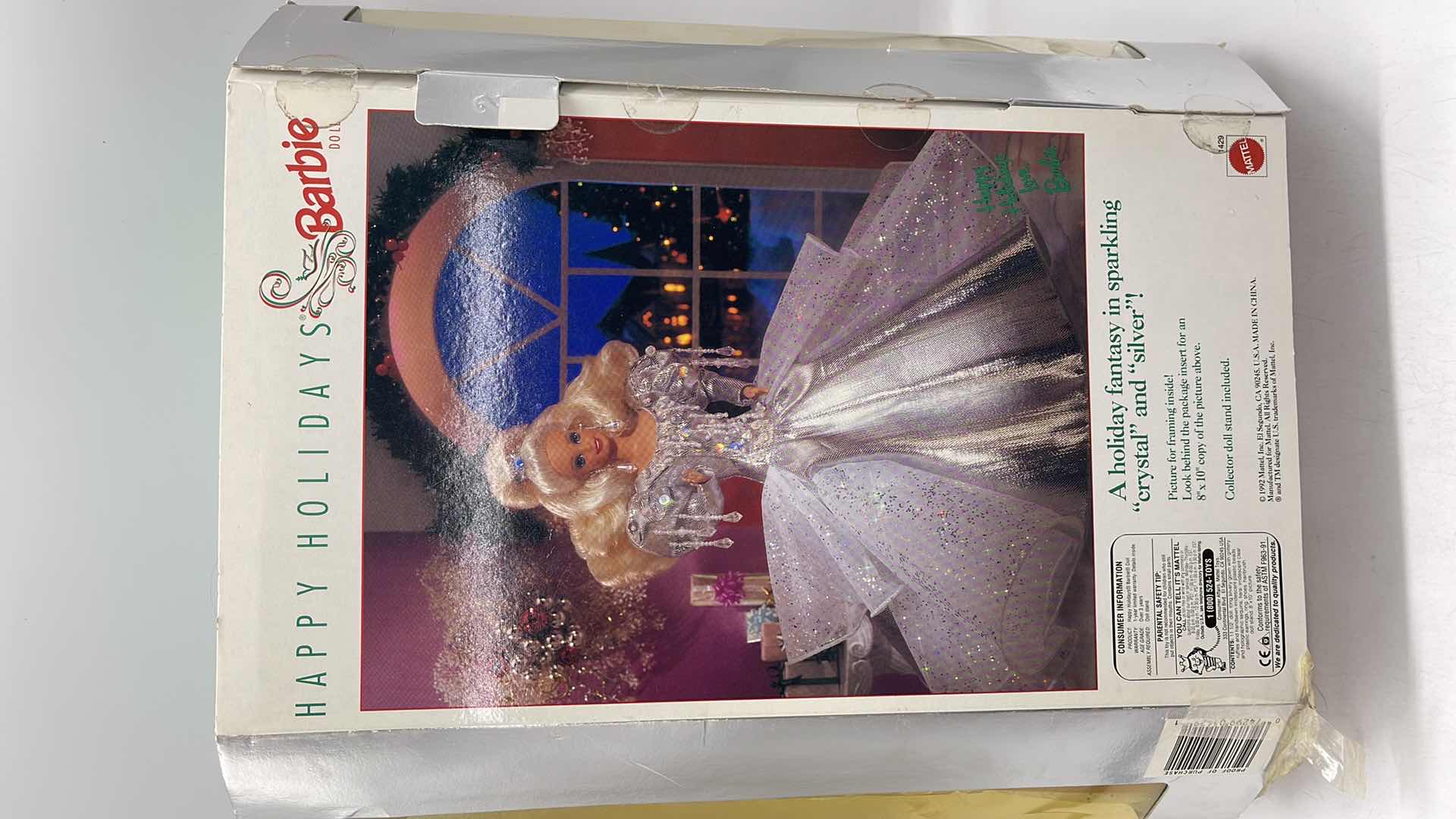 Photo 1 of 1992 BARBIE DOLL HAPPY HOLIDAYS SPECIAL EDITION MATTEL VALUED UP TO $800