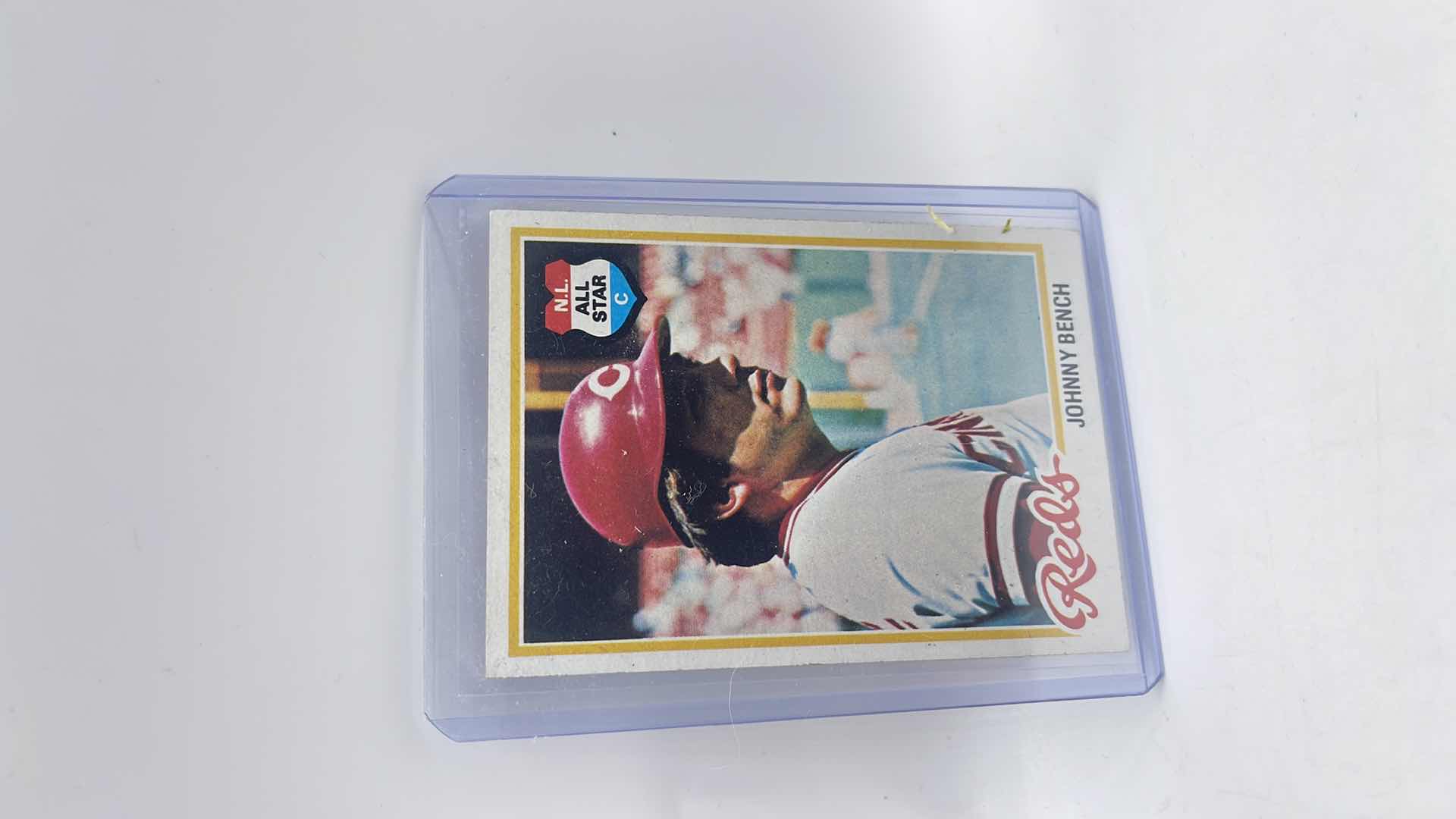 Photo 1 of 1978 JOHNNY BENCH TOPPS CARD 700 APPROX VALUE $100