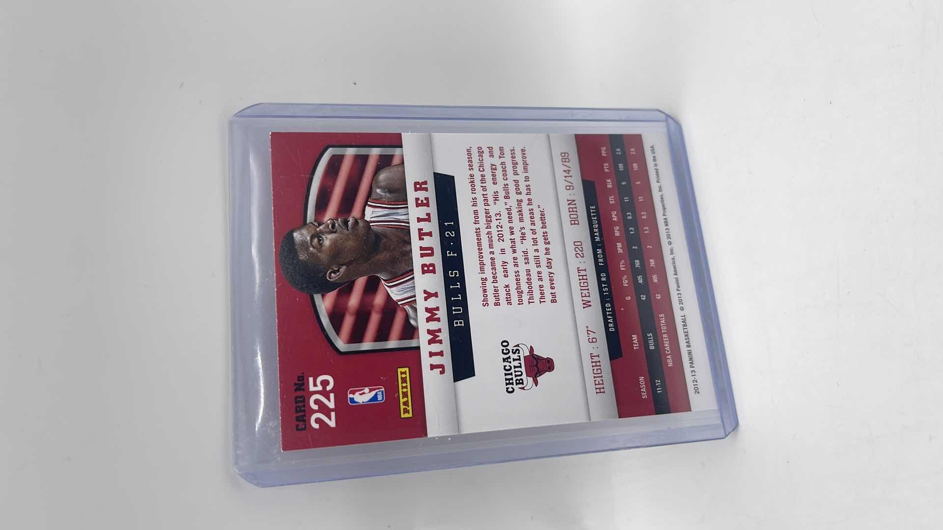 Photo 1 of 2012-13 JIMMY BUTLER PANINI ROOKIE CARD 225 APPROX VALUE $125