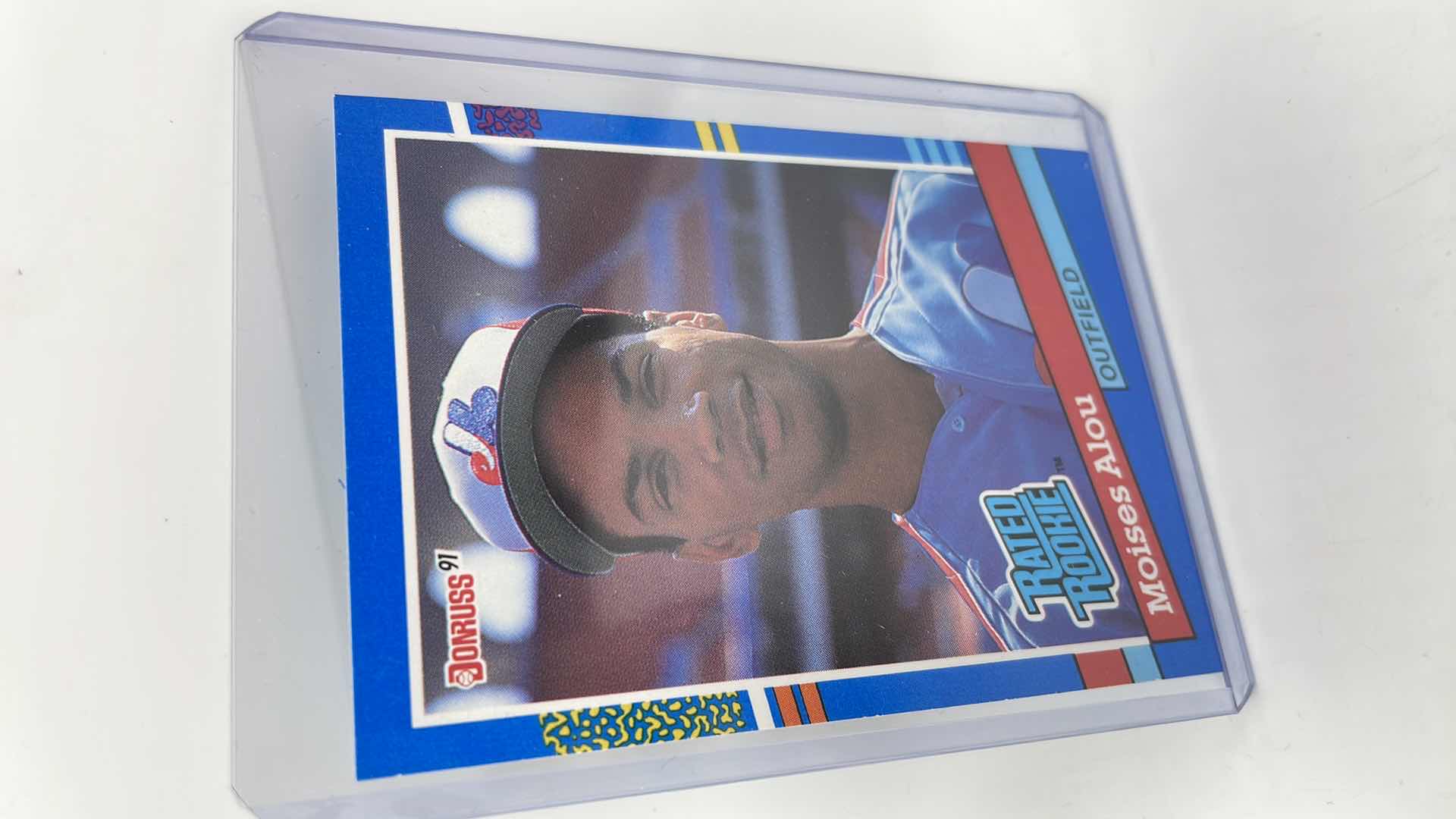 Photo 1 of 1991 MOISES ALOU DONRUSS RATED ROOKIE ERROR CARD 38