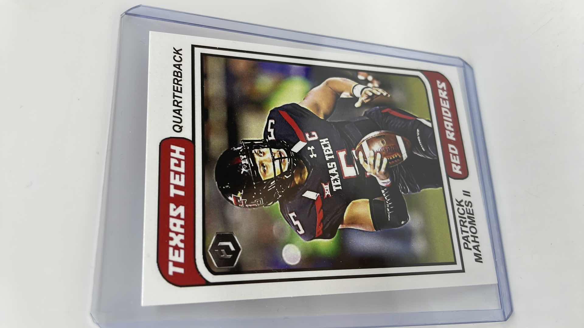 Photo 1 of 2016 PATRICK MAHOMES TEXAS TECH ROOKIE CARD