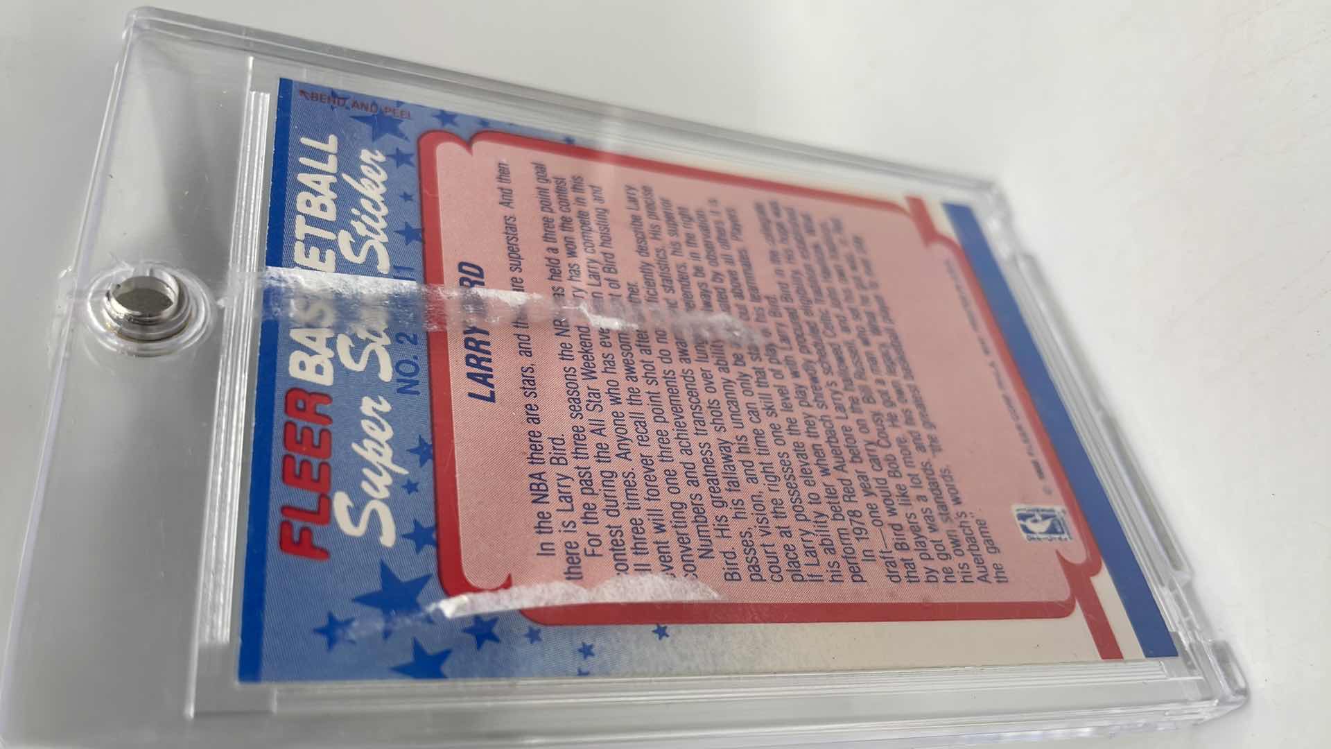 Photo 1 of 1988 LARRY BIRD FLEER CARD 11