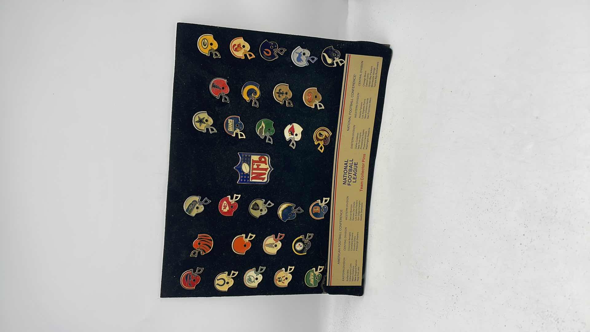 Photo 1 of NATIONAL FOOTBALL LEAGUE TEAM COLLECTOR PINS