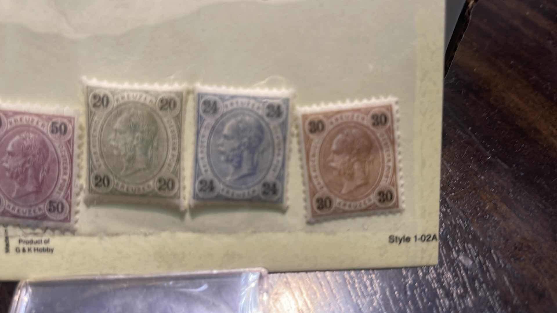 Photo 3 of (4) RARE AUSTRIA UNUSED STAMPS 58-61