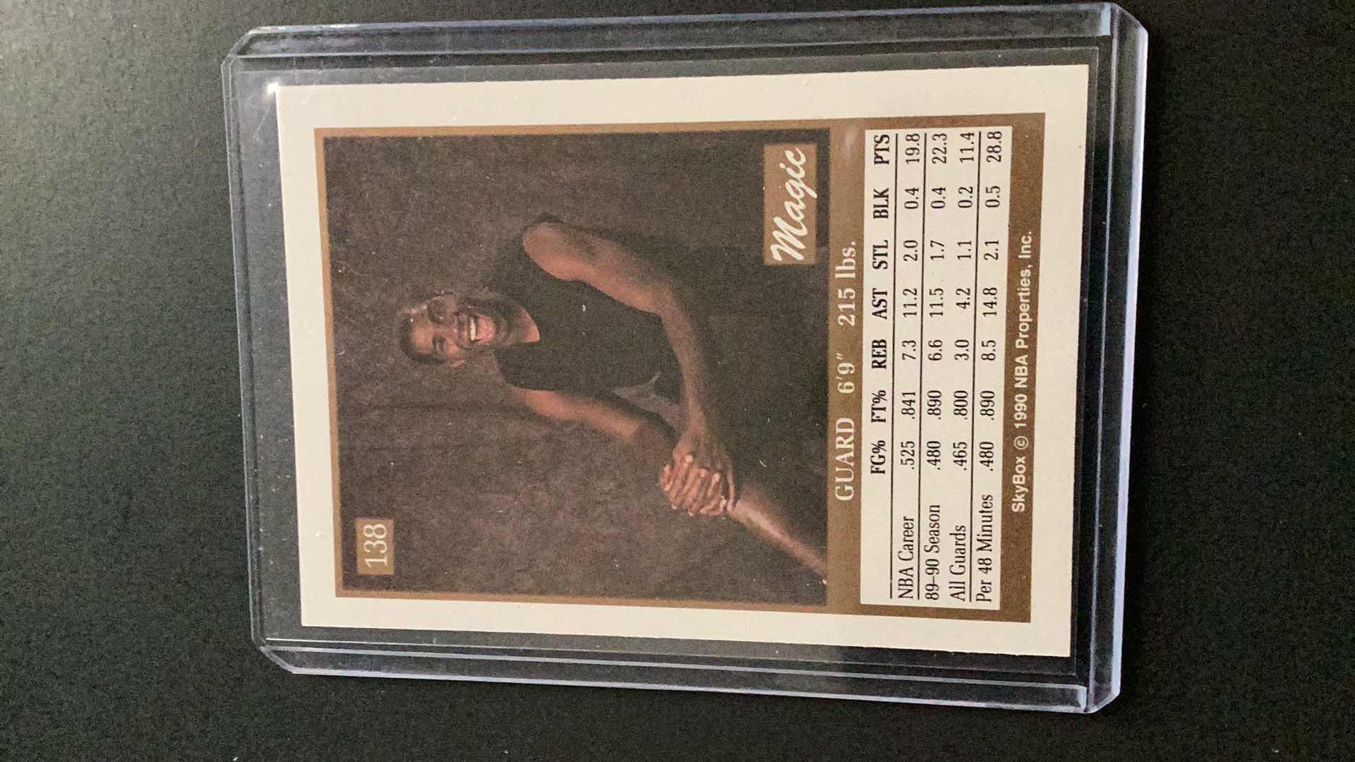 Photo 1 of 1990 SKYBOX EARVIN JOHNSON #138