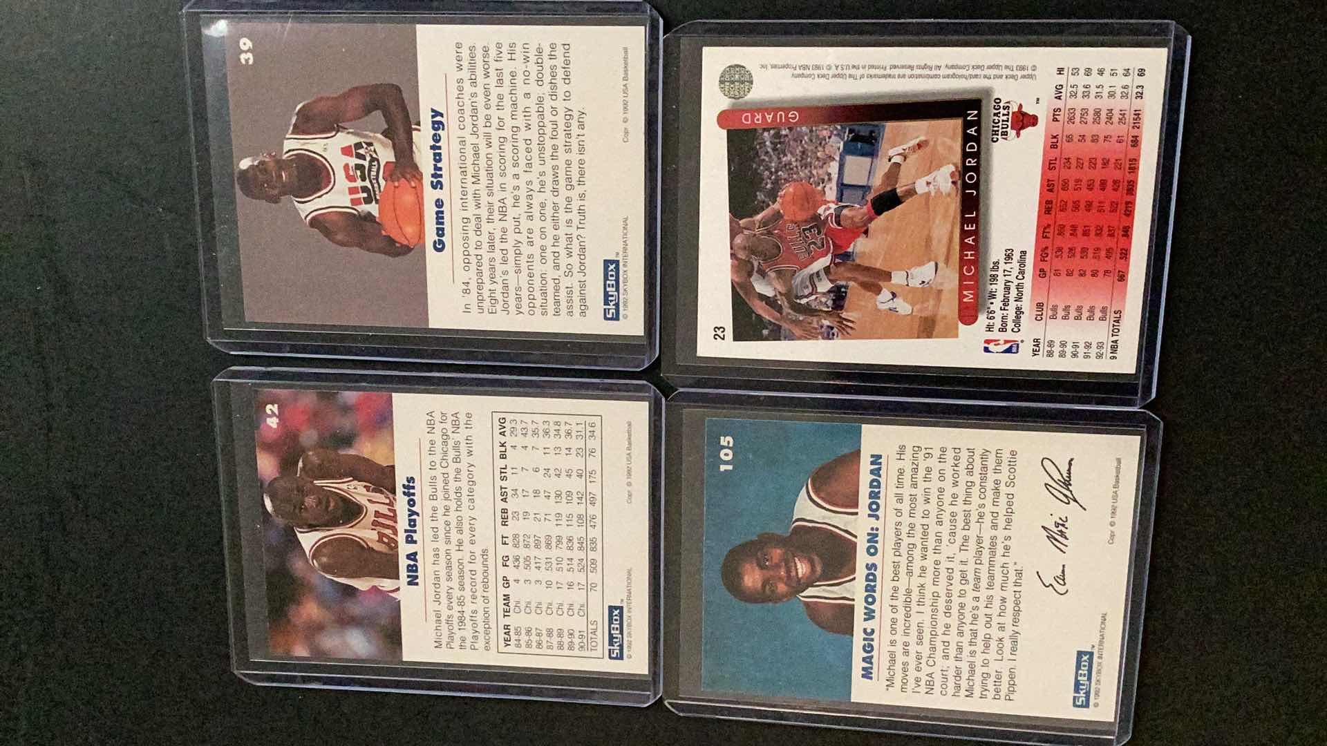 Photo 1 of 1992 & 1993 MICHAEL JORDAN CARDS: USA BASKETBALL, UPPER DECK