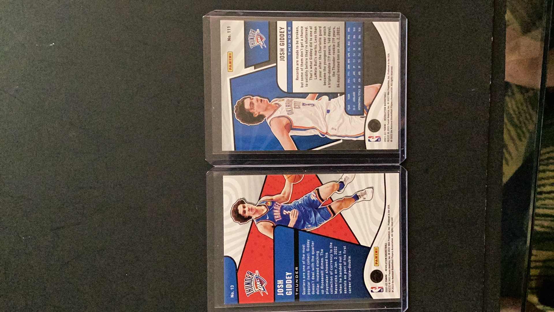 Photo 1 of 2021 JOSH GIDDEY PANINI ROOKIE CARDS