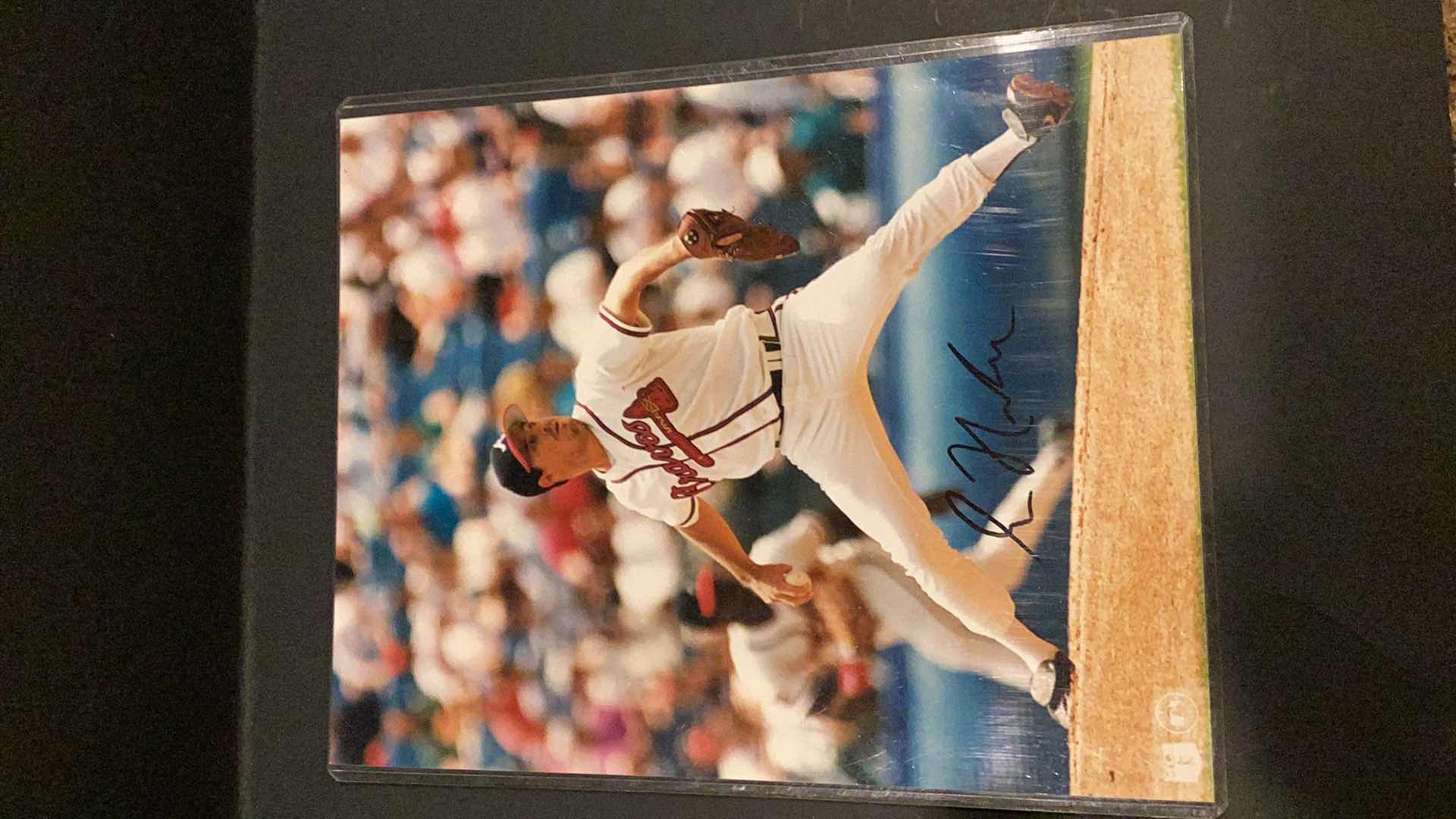 Photo 1 of 1995 GREG MADDUX AUTOGRAPHED 8 X 10