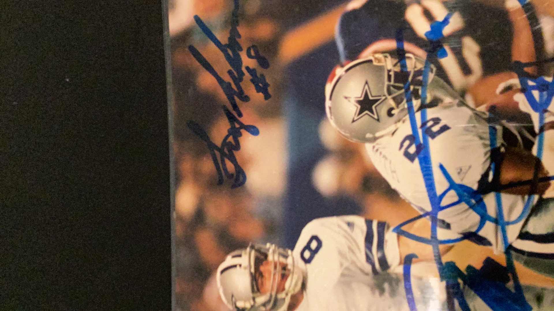 Photo 1 of DOUBLE AUTOGRAPHED TROY AIKMAN AND EMMIT SMITH 8 X 10