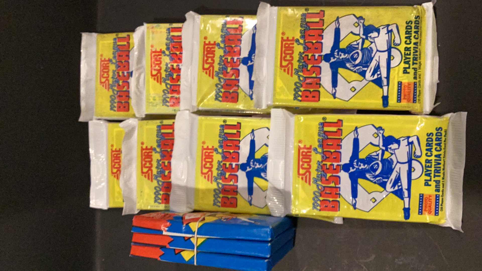 Photo 2 of 1990 BOWMAN AND SCORE BASEBALL WAX PACKS